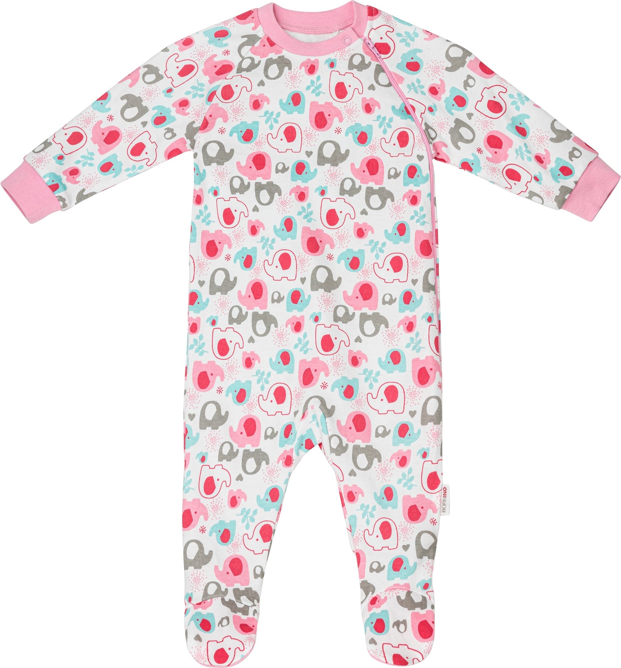 Bornino Lieblinge 2er-Pack Schlafoveralls Elefant