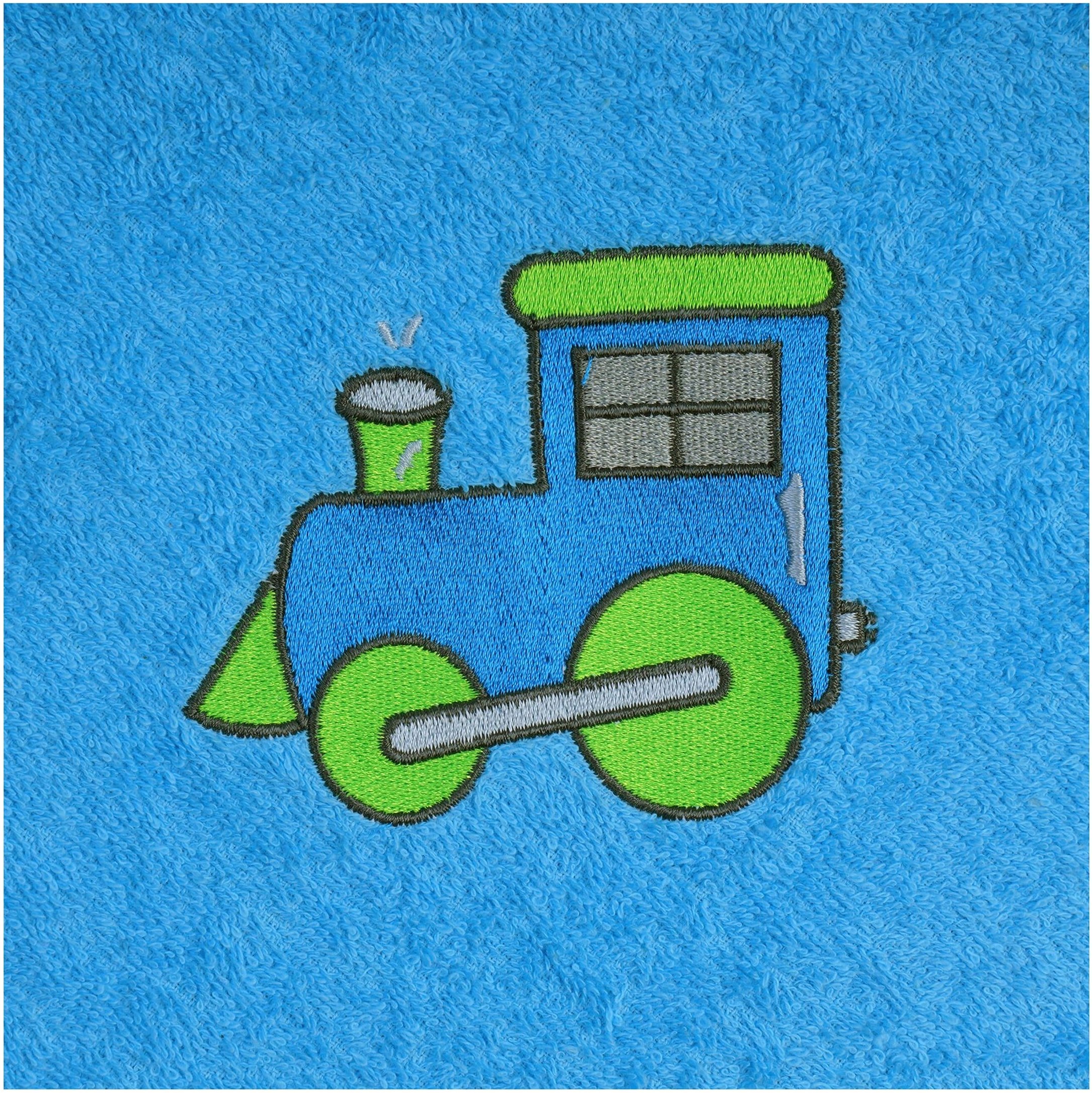 Wörner Kapuzenbadetuch 80x80 cm blau