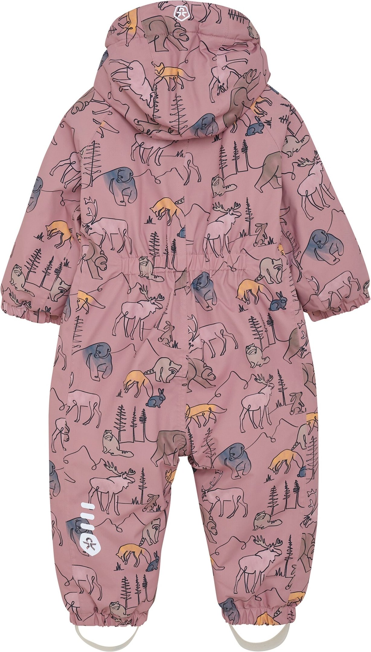 Colorkids Schneeoverall mit abnehmbarer Kapuze Wald