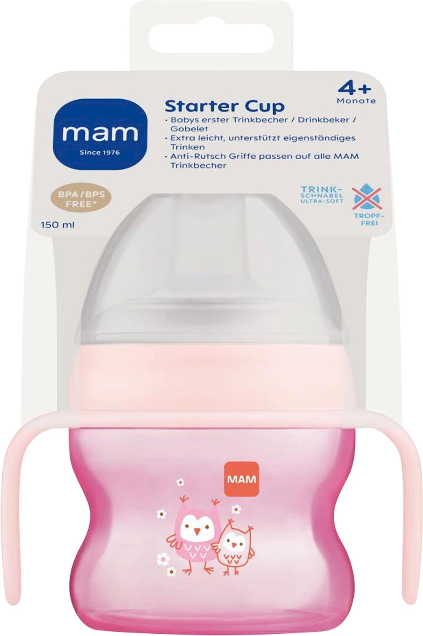 Mam Trinklernflasche mit Griffen Starter Cup, 150ml, ab 4M