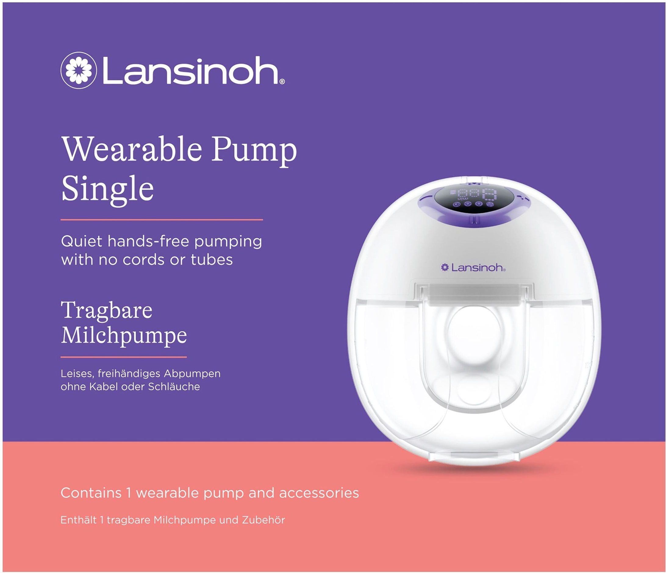 Lansinoh Elektrische Milchpumpe, tragbar