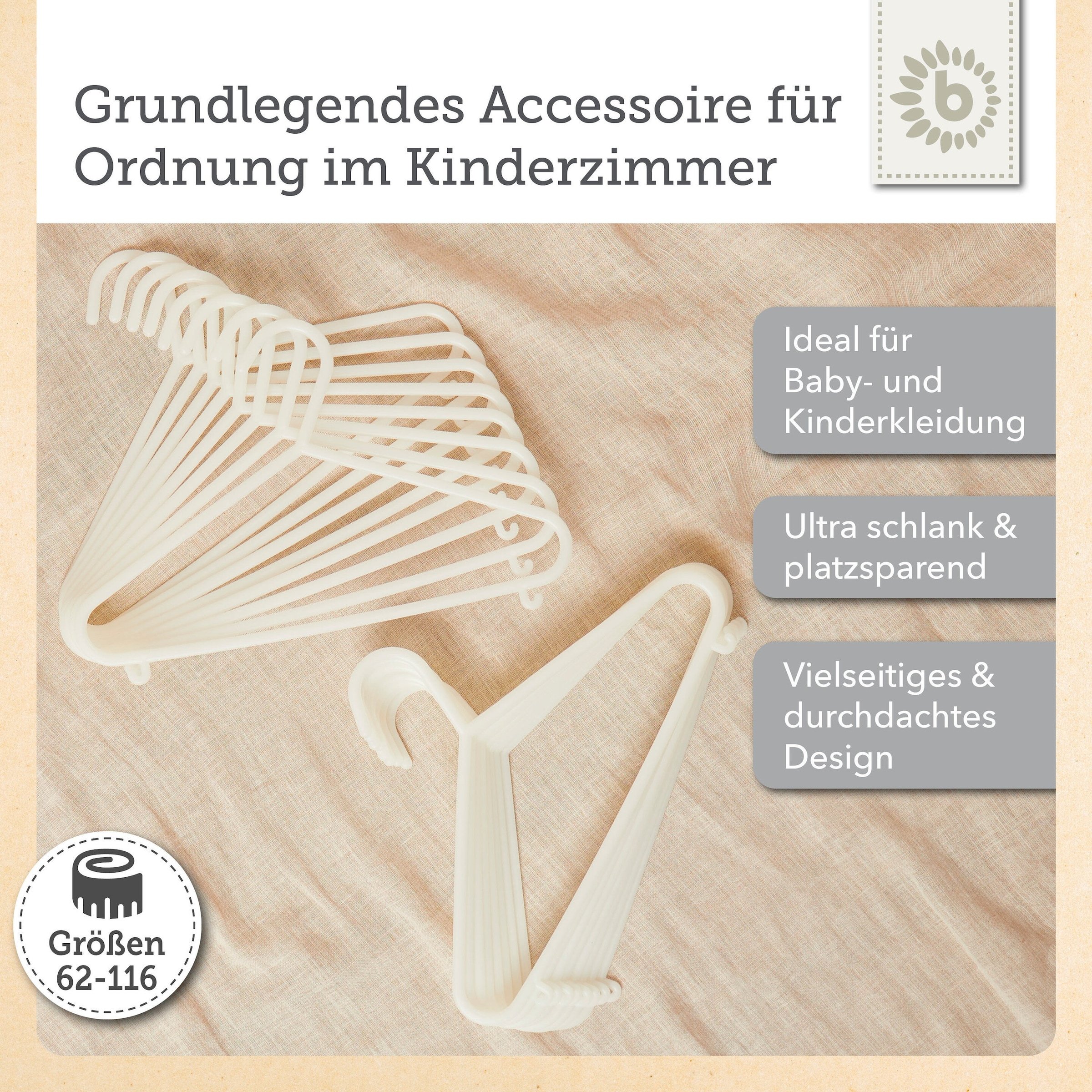 Bieco Kleiderbügel Kinder 16 St.