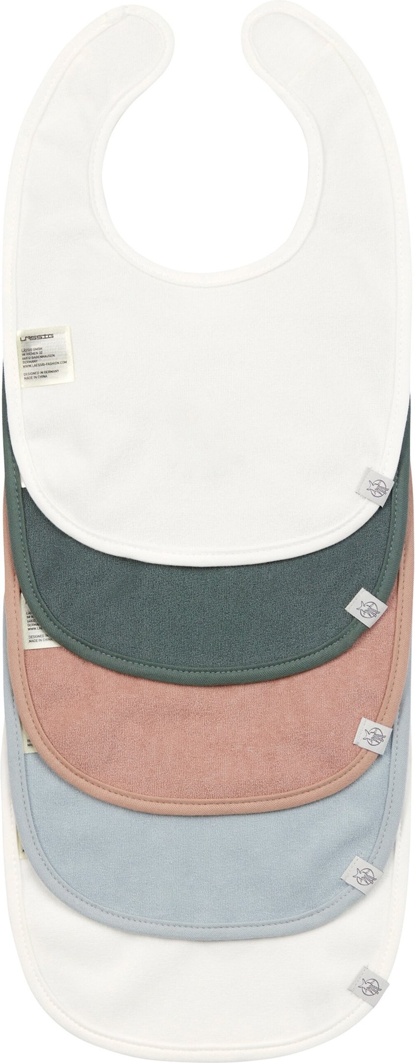 Lässig 5er-Pack Lätzchen Tiny Smile