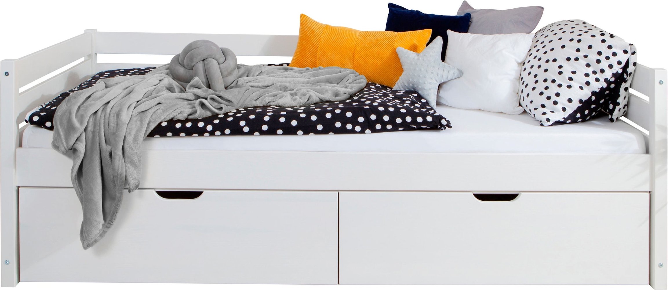 Thumbnail - Ticaa Sofabett Naomi inkl. 2x Schubkästen, 90x200