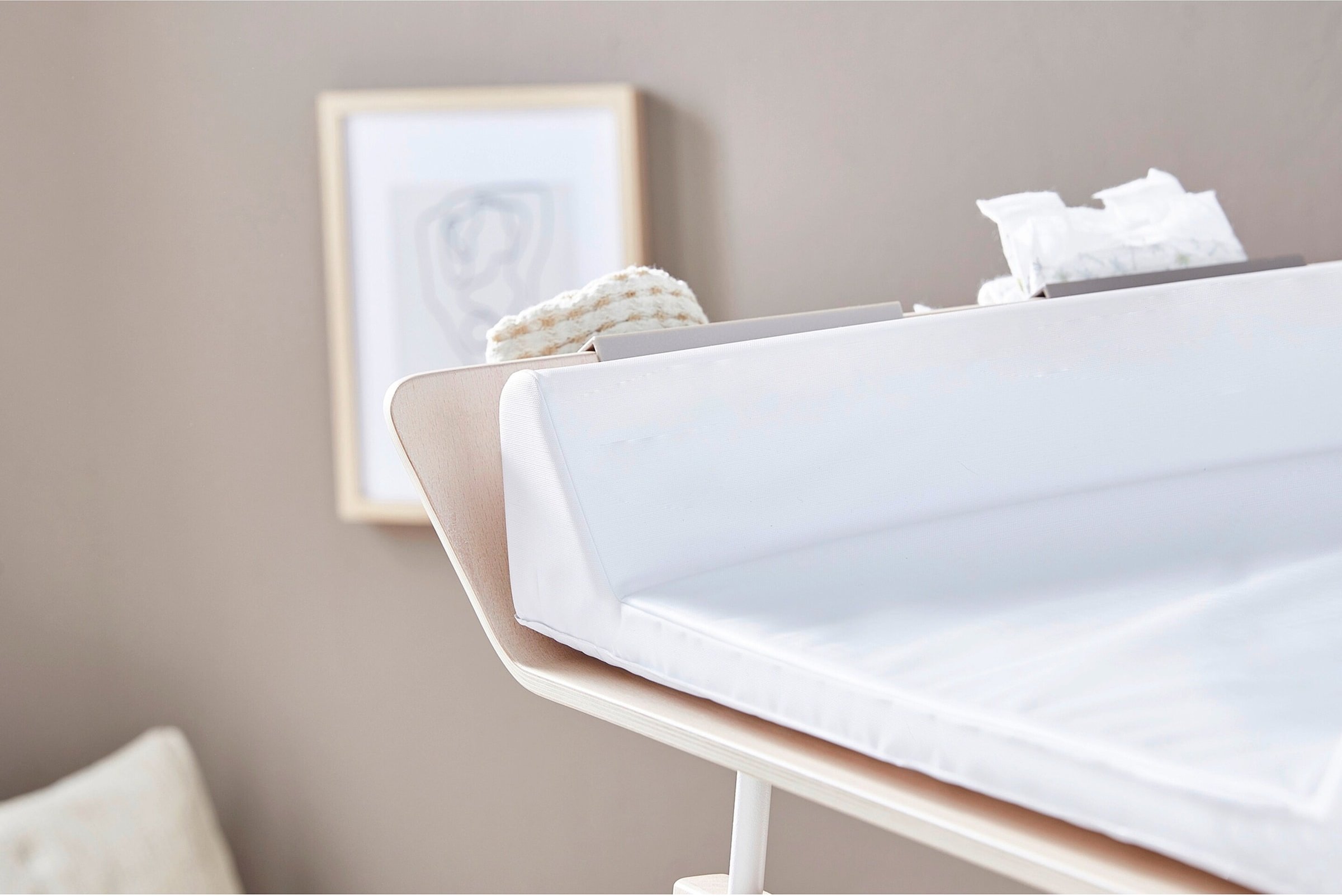 Rotho Babydesign Keilwickelauflage uni 50x70 cm