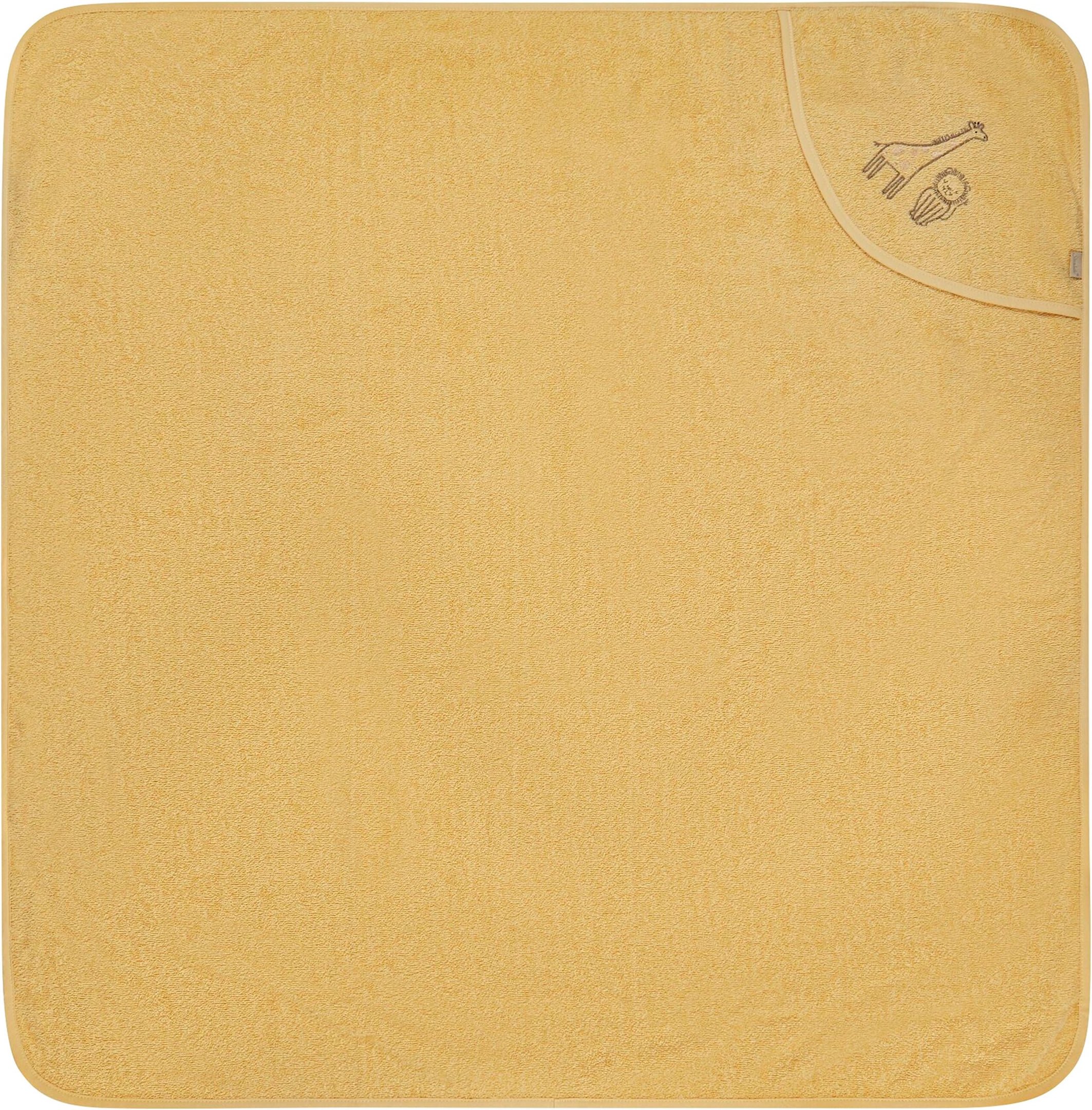 Thumbnail - Sterntaler Kapuzenbadetuch 100x100 cm gelb