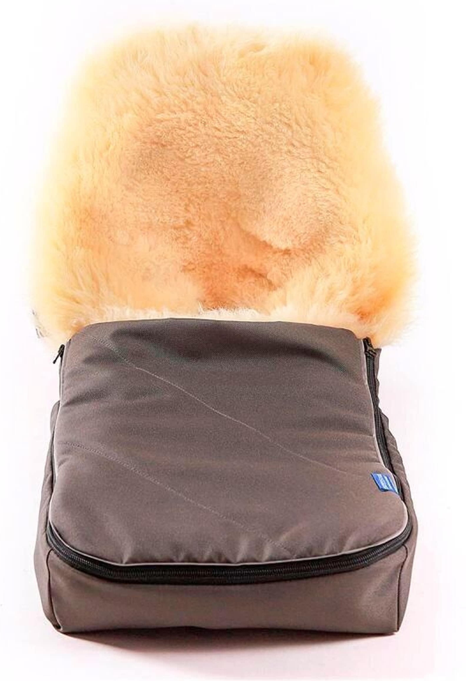 Hofbrucker Babyschale Lammfell-Fußsack Maxi braun