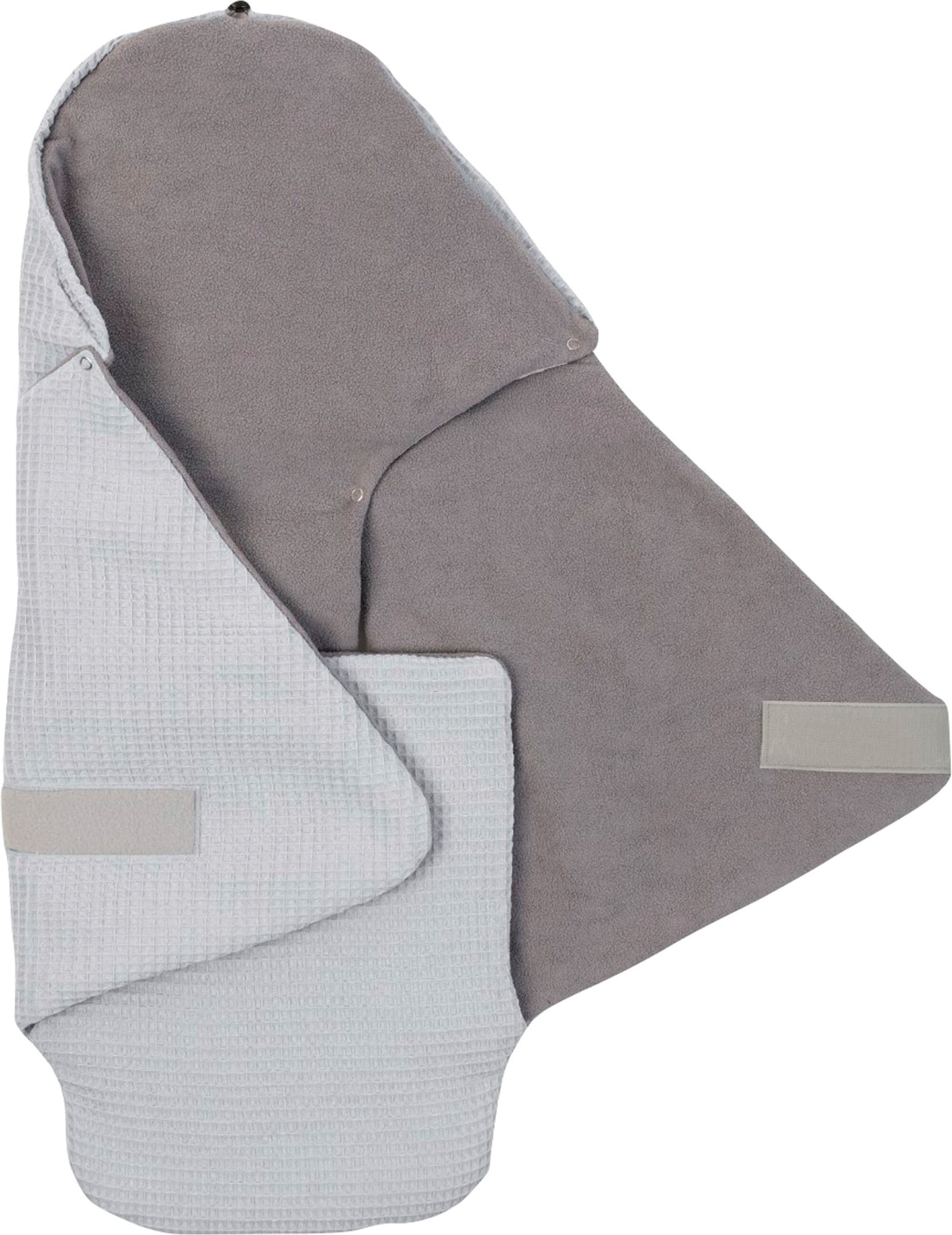 Ullenboom Einschlagdecke Waffelpiqué uni wattiert 2.5 TOG grau