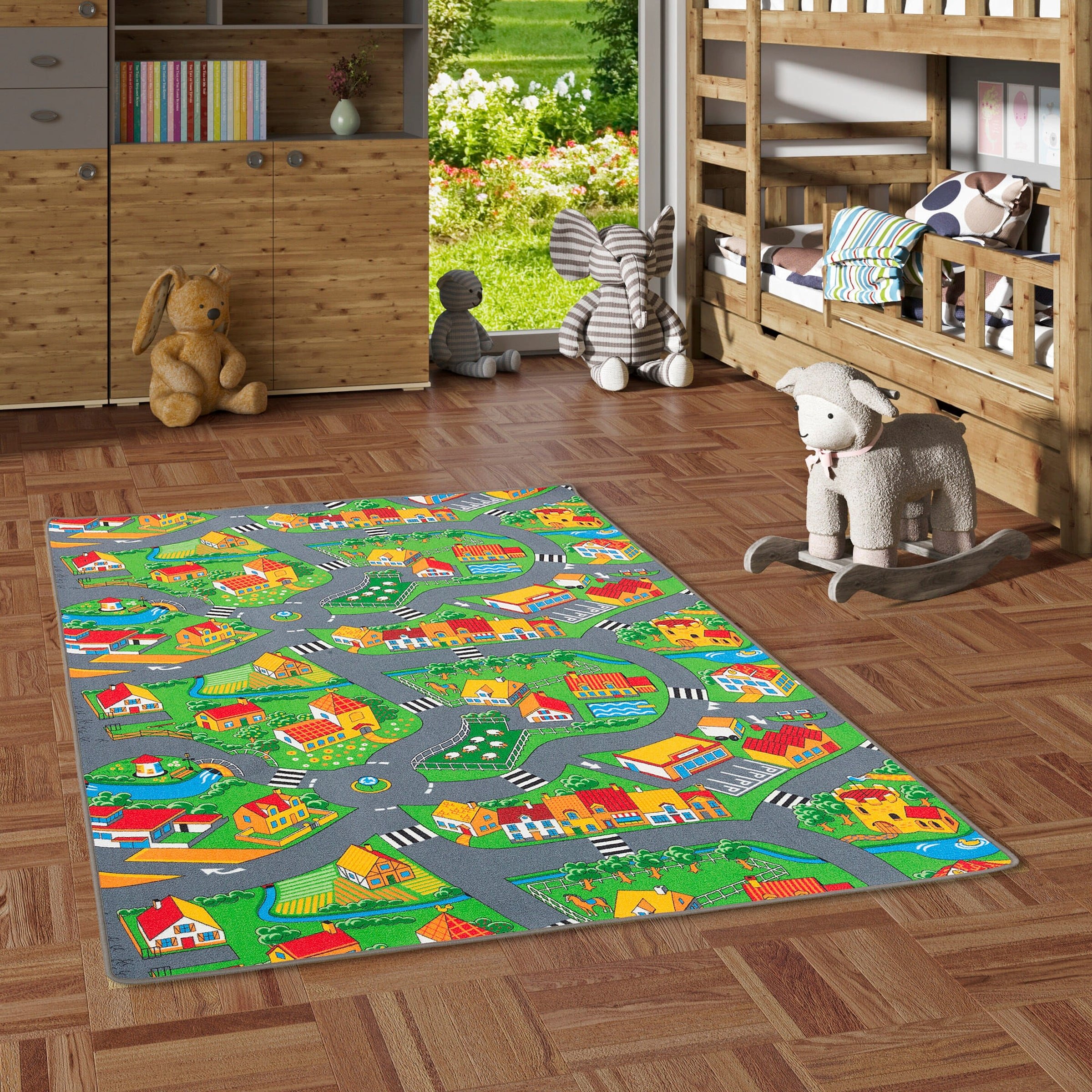 Snapstyle Kinder Spiel Straßenteppich