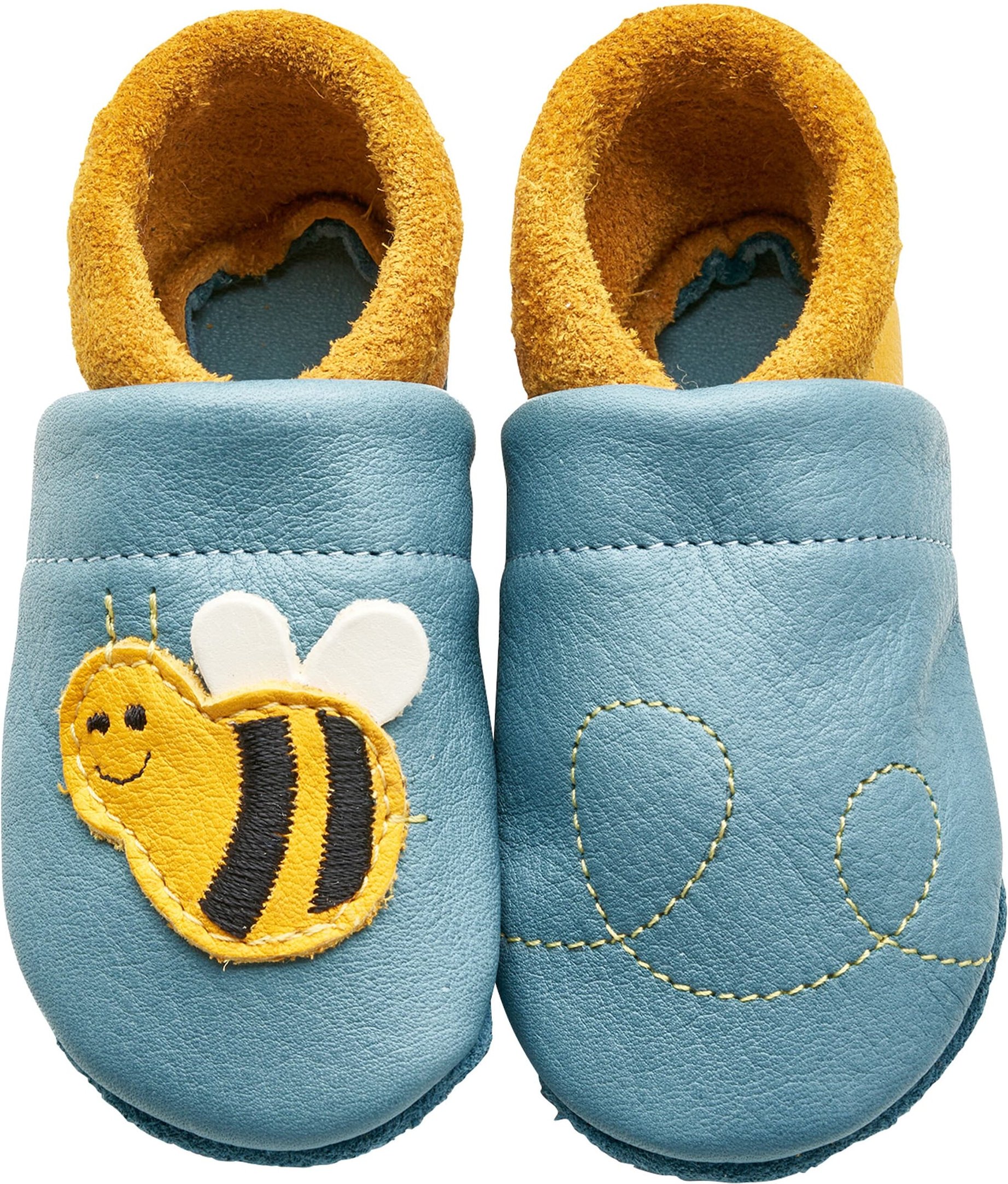 Orangenkinder Krabbel- und Hausschuhe Biene