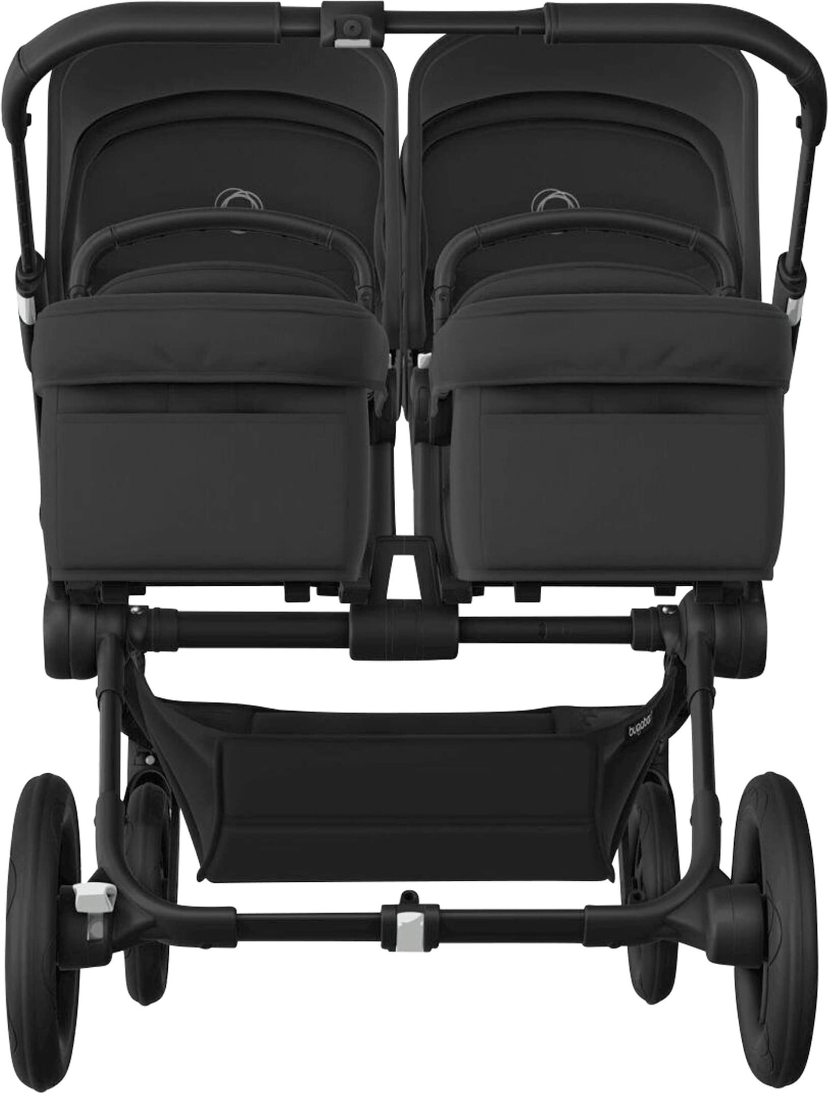 Bugaboo Donkey 5 Zwillings- und Kinderwagen Geschwisterwagen Bundle Twin schwarz