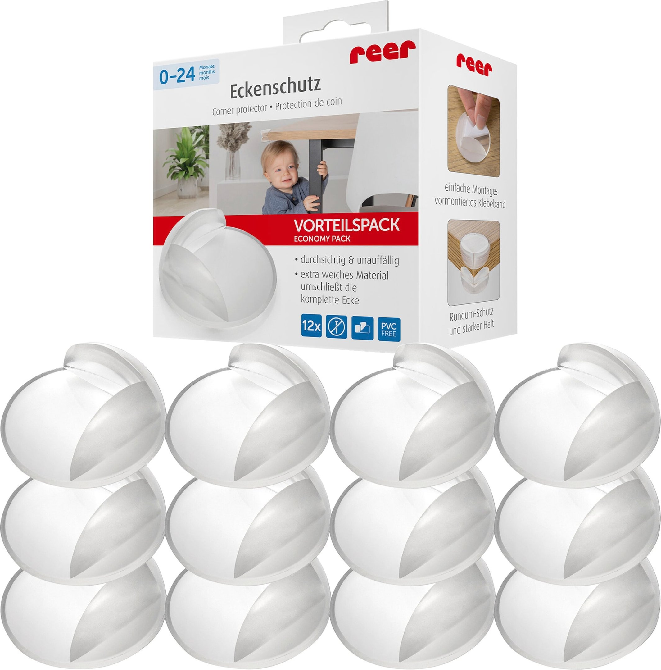 Reer 12er-Pack Eckenschutz
