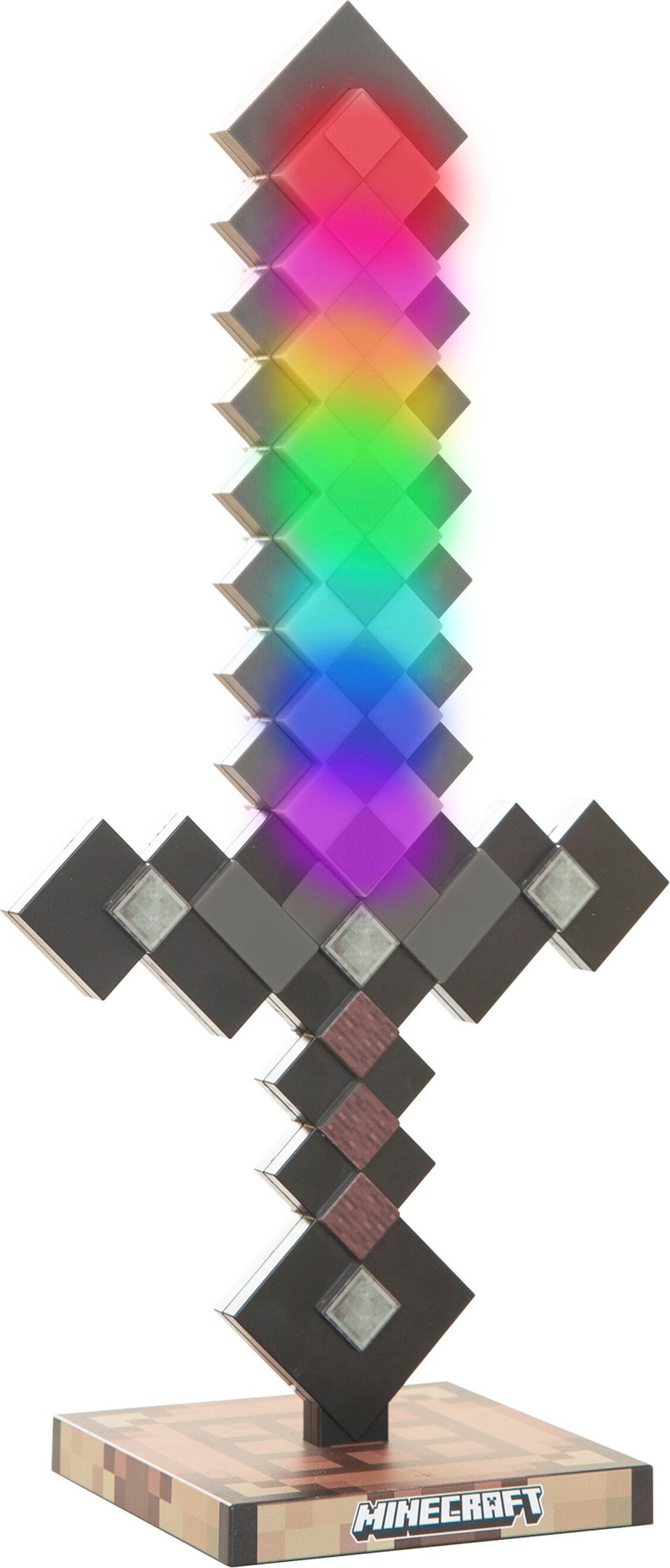 Roba LED-Tischlampe, Netherite aufladbarer Akku MINECRAFT