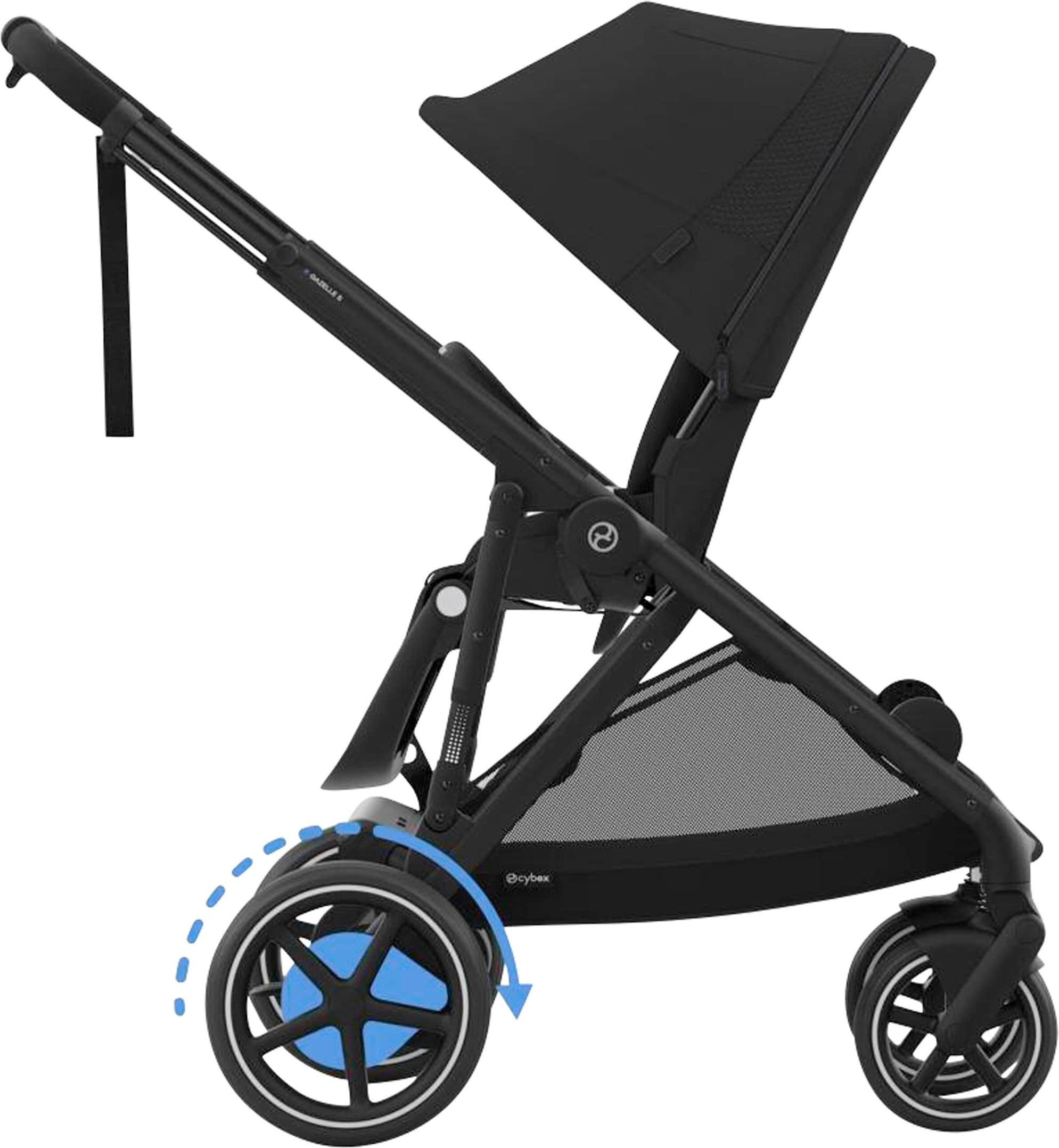 Cybex Gold Kinderwagen e-Gazelle schwarz