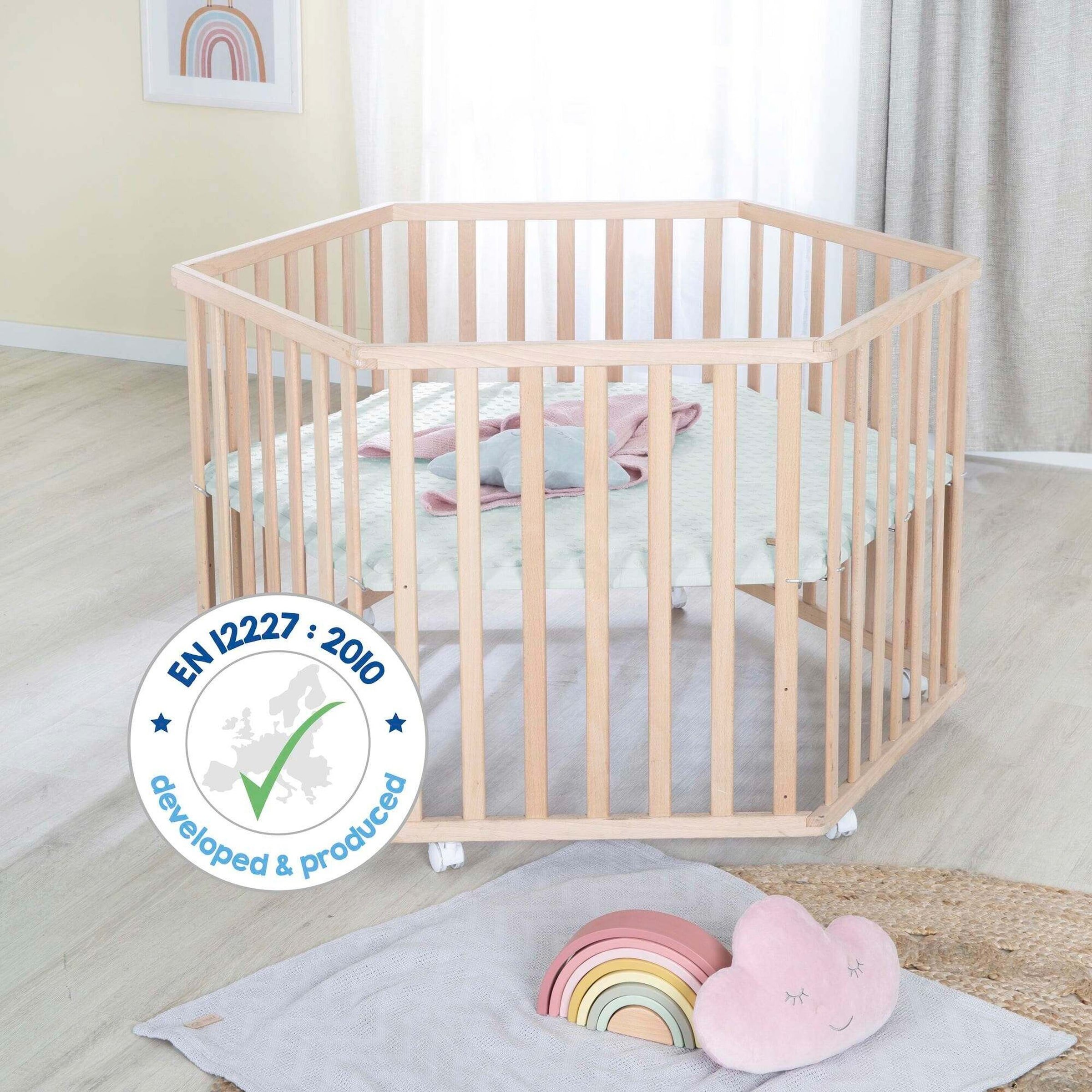 Roba Laufgitter 6-eckig 'Lil planet frosty green' Lil Planet frosty green