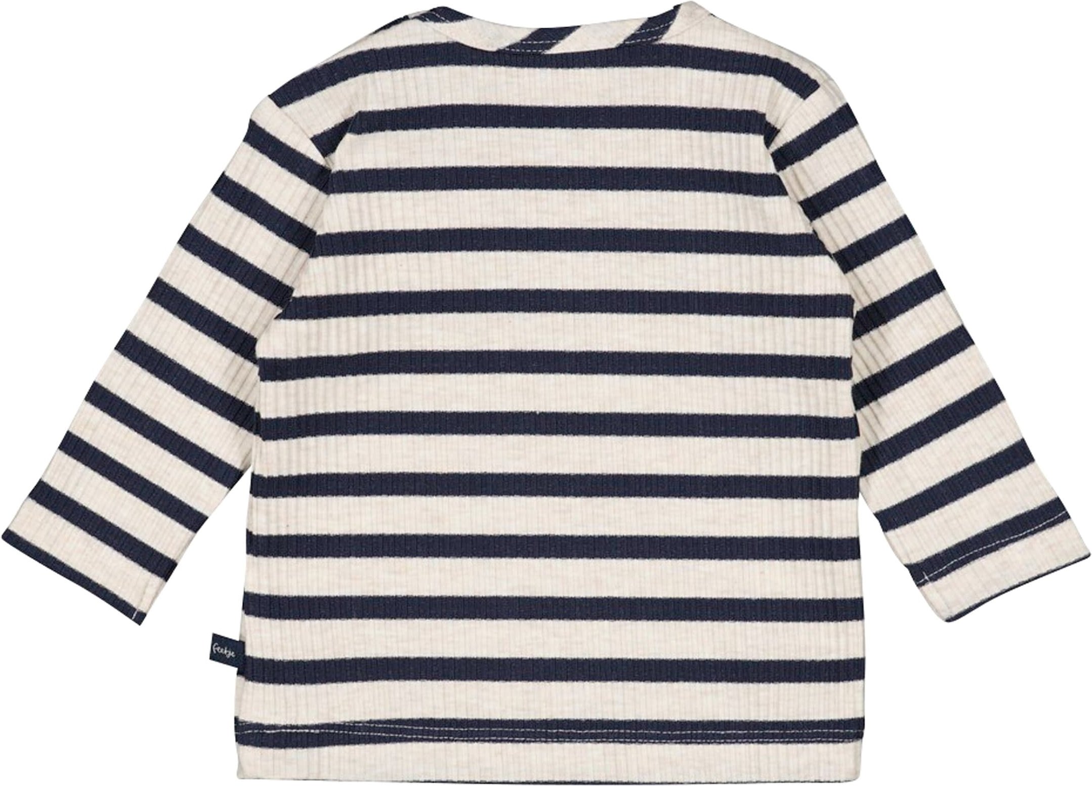 Feetje Shirt langarm Ringel Auto Rippqualität