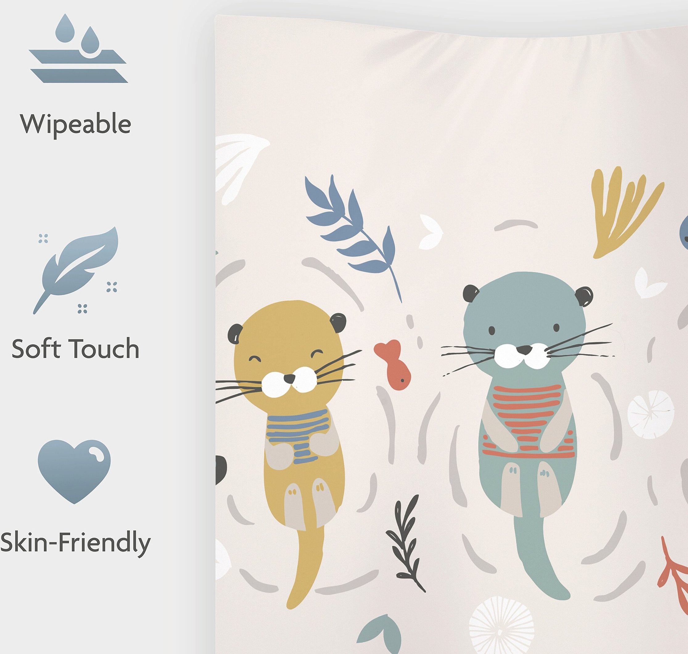 Julius Zöllner Keilwickelauflage Wave 65x50 cm