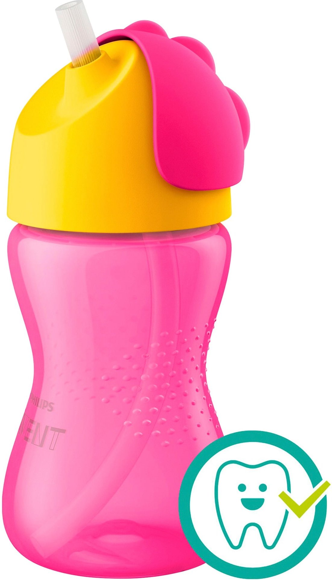 Philips Avent Trinklernbecher mit Strohhalm, SCF798/02, 300ml, 12-18M