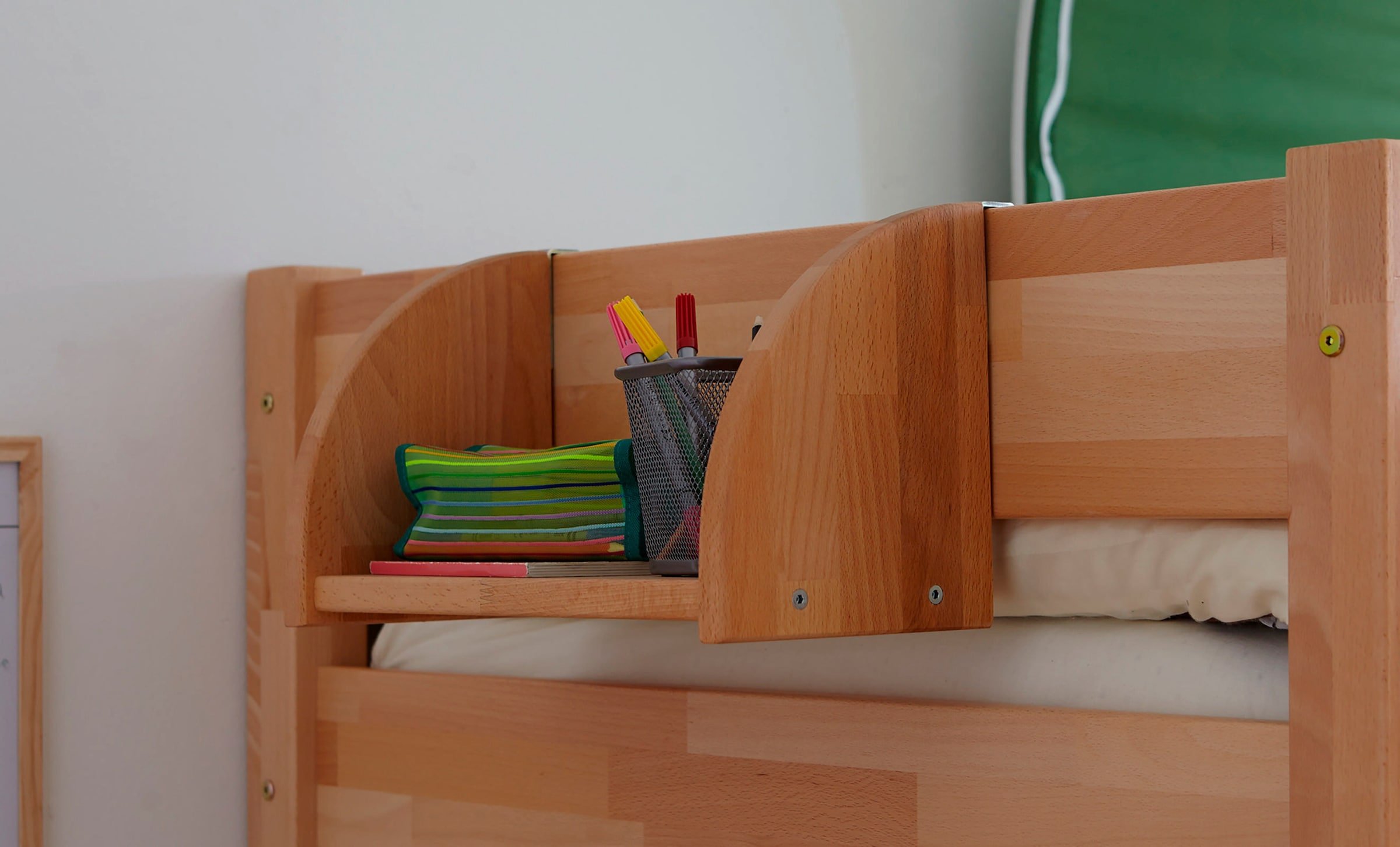 Ticaa Einhängeregal Hochbett und Etagenbett Buche Bio Geölt