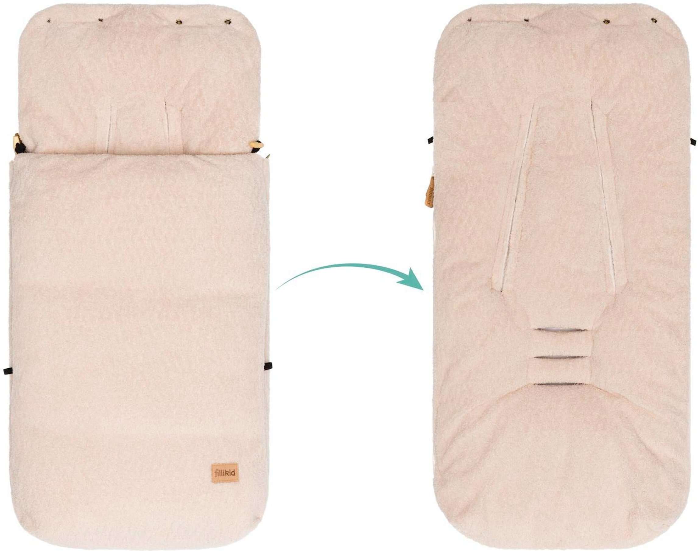 Fillikid Winterfußsack Elias braun