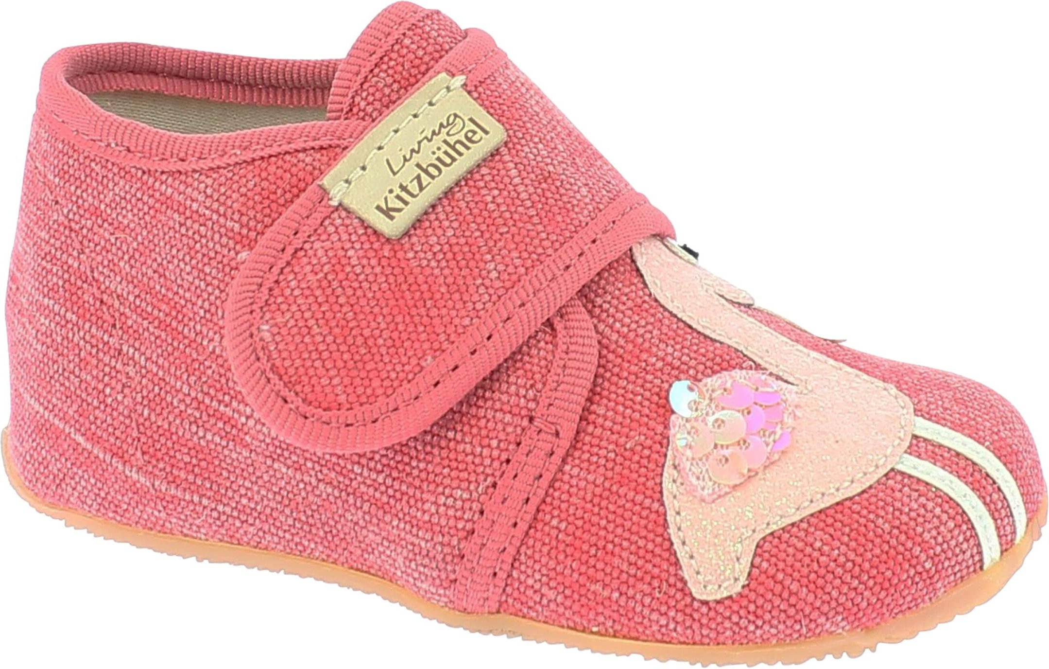 Living Kitzbühel Hausschuhe mit Klettverschluss Flamingo