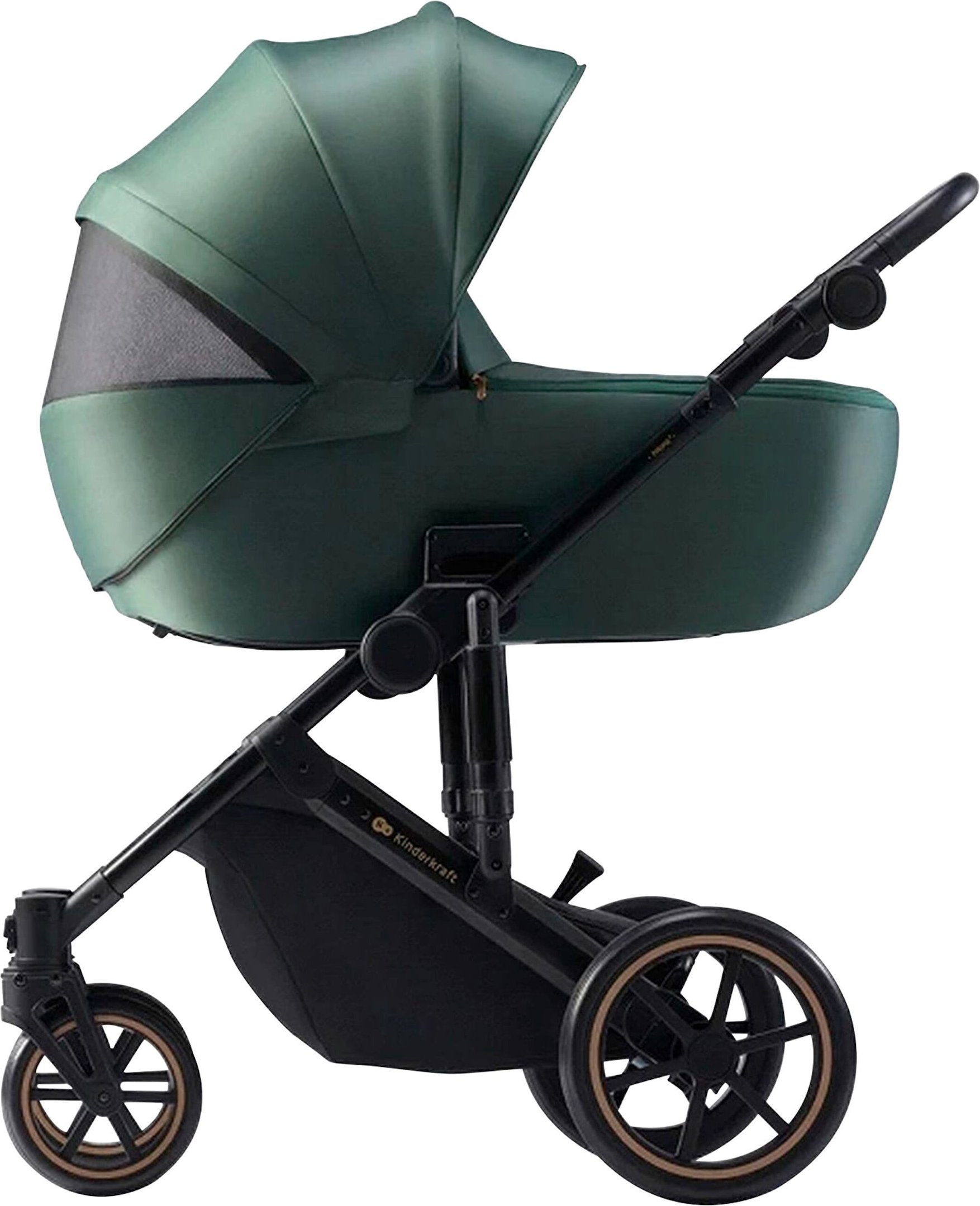 Kinderkraft Kombikinderwagen PRIME 2 inkl. Wickeltasche gruen