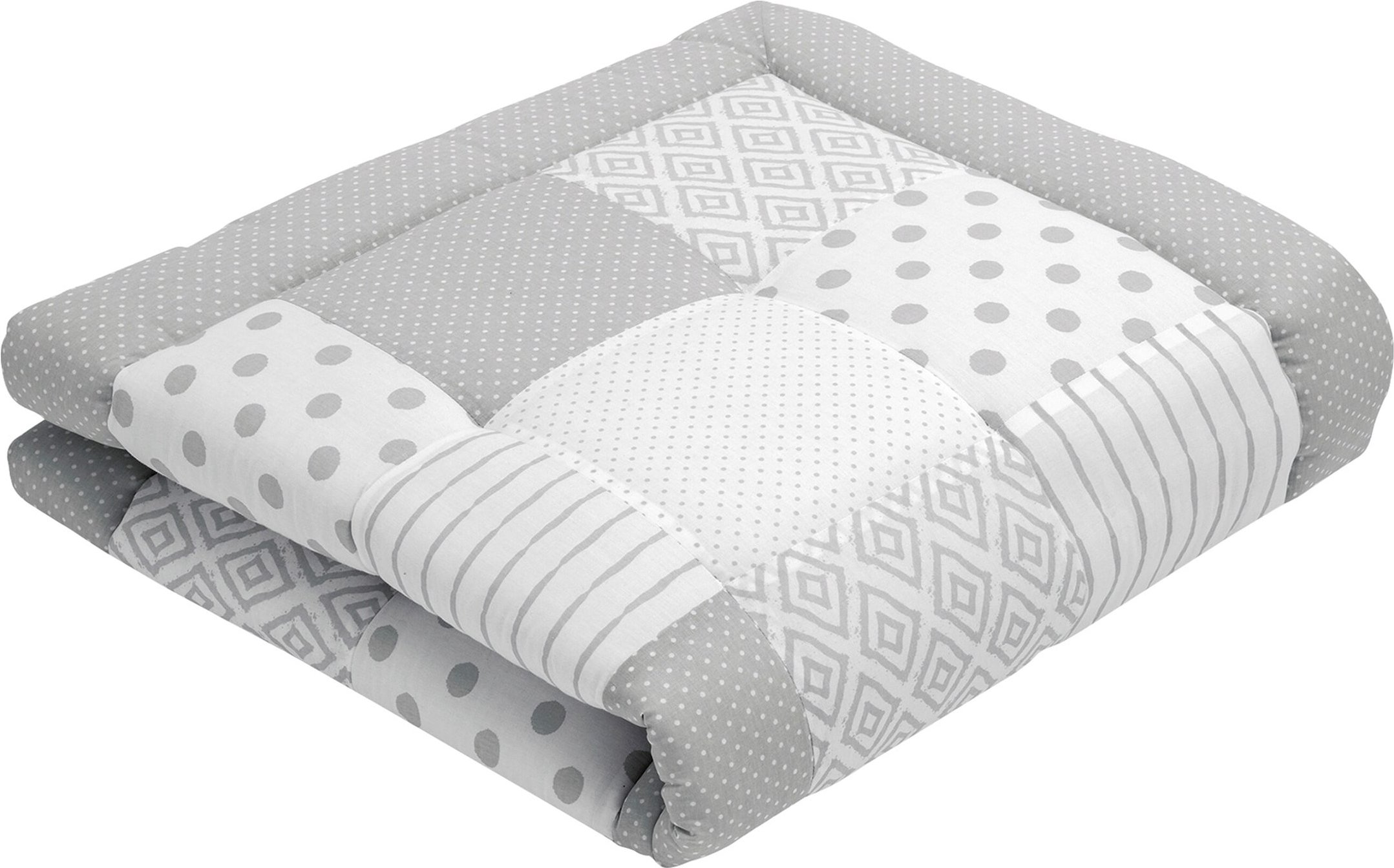 Emma & Noah Krabbeldecke Patchwork 200x200 cm