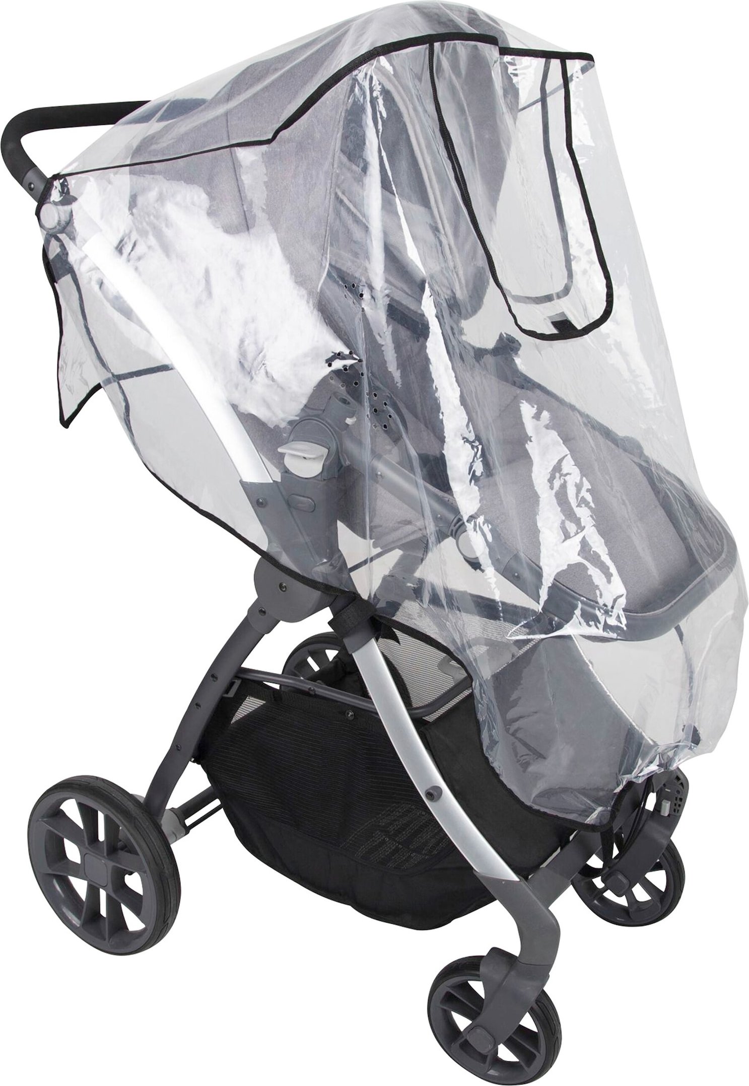Thumbnail - Babycab Regenschutz Universal für Kinderwagen transparent