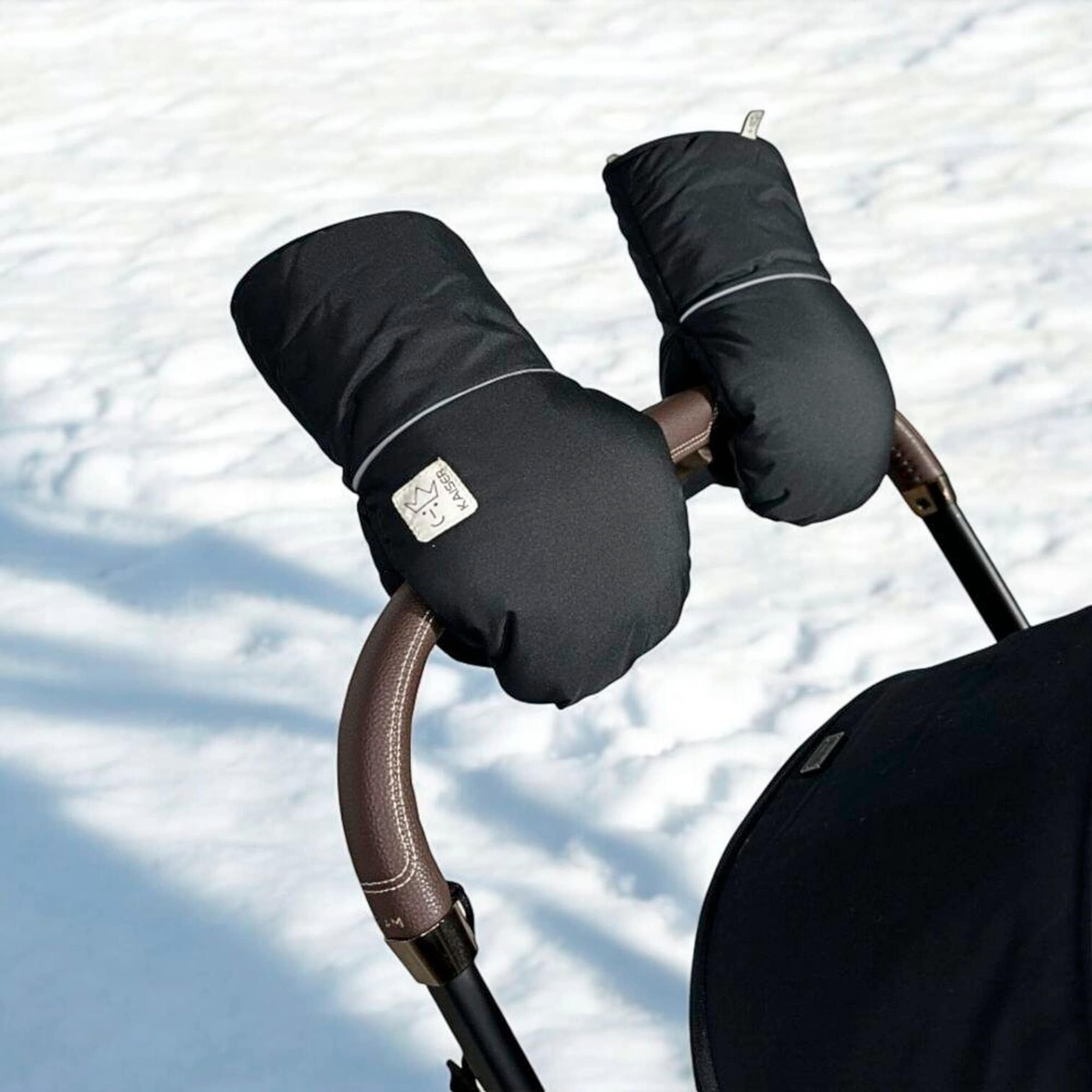 Kaiser Lammfell-Handwärmer REFLECT schwarz