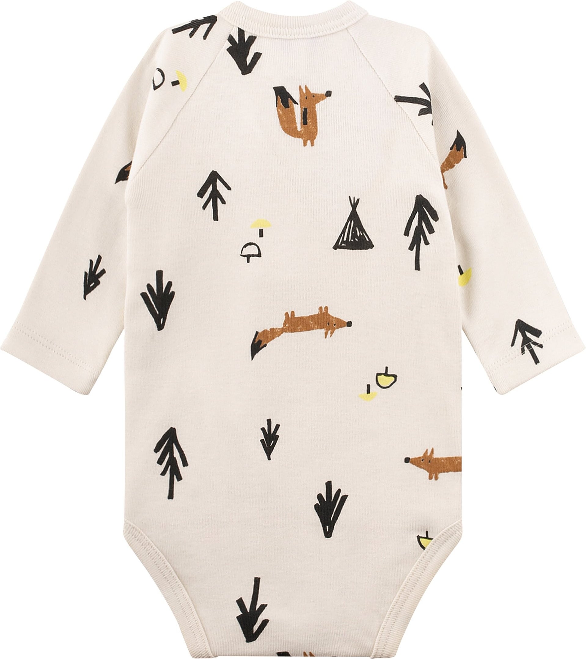 Sanetta Wickelbody langarm Wald