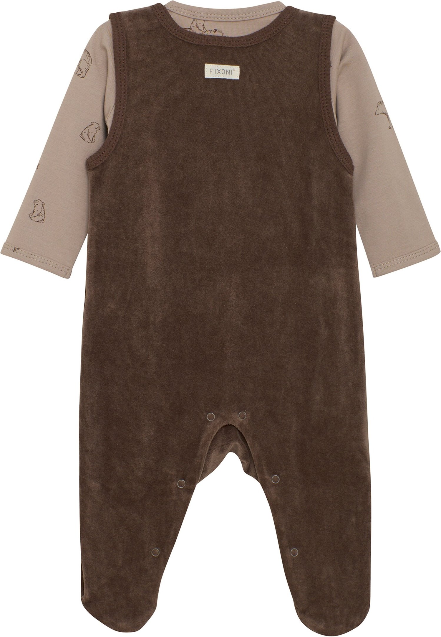 Fixoni Nicki-Strampler-Set mit Body Bär