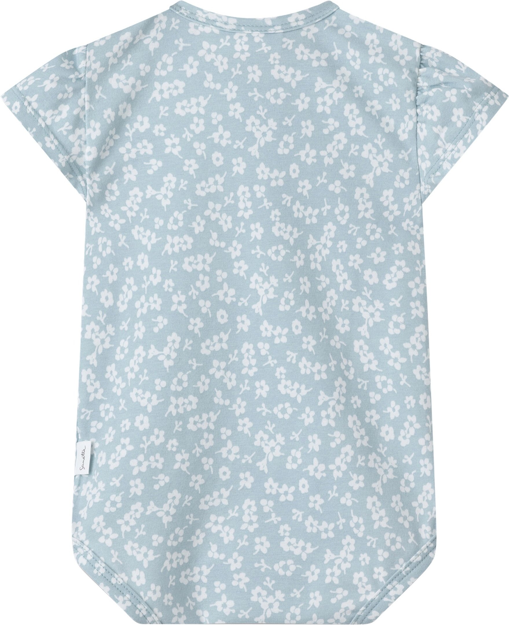 Sanetta Pure Pure Body kurzarm Blumen
