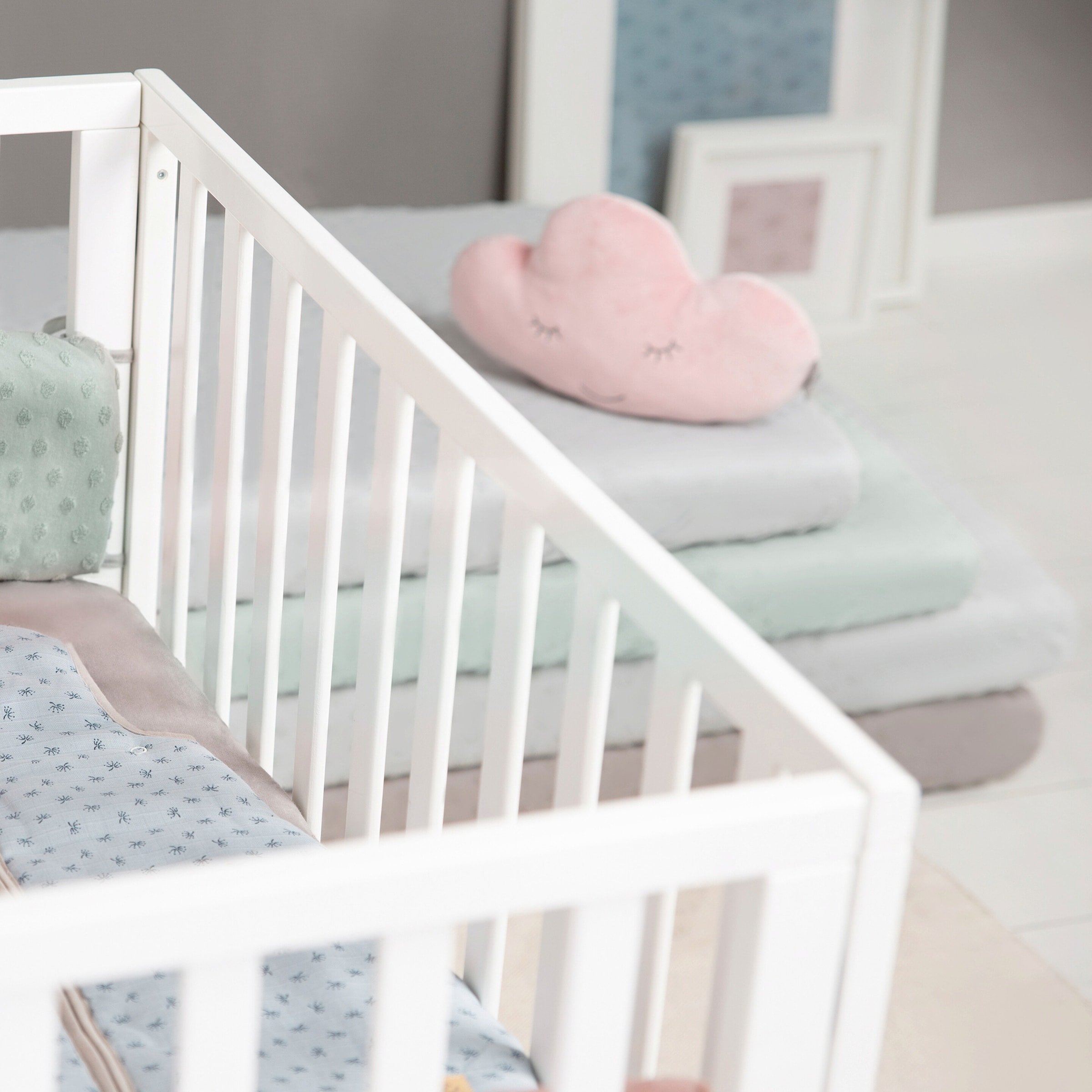 Roba Spannbettlaken Jersey, 70x140 cm Lil Planet frosty green