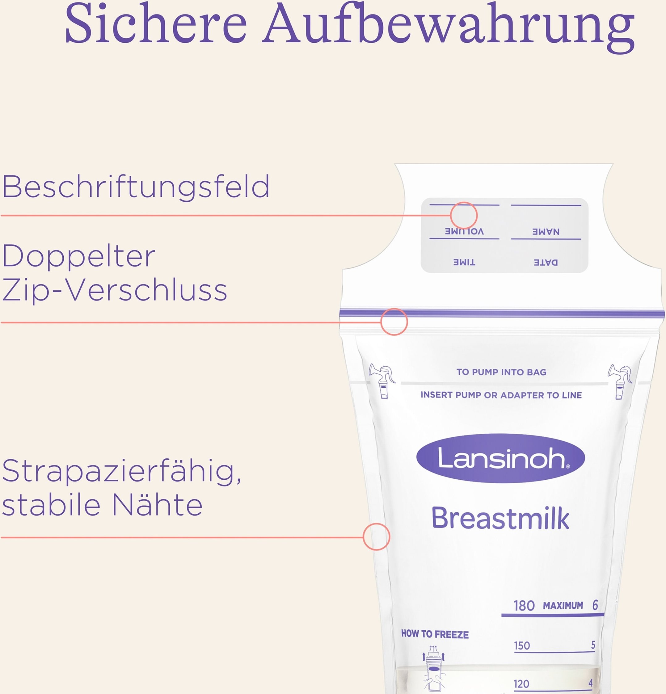 Lansinoh Muttermilchbeutel