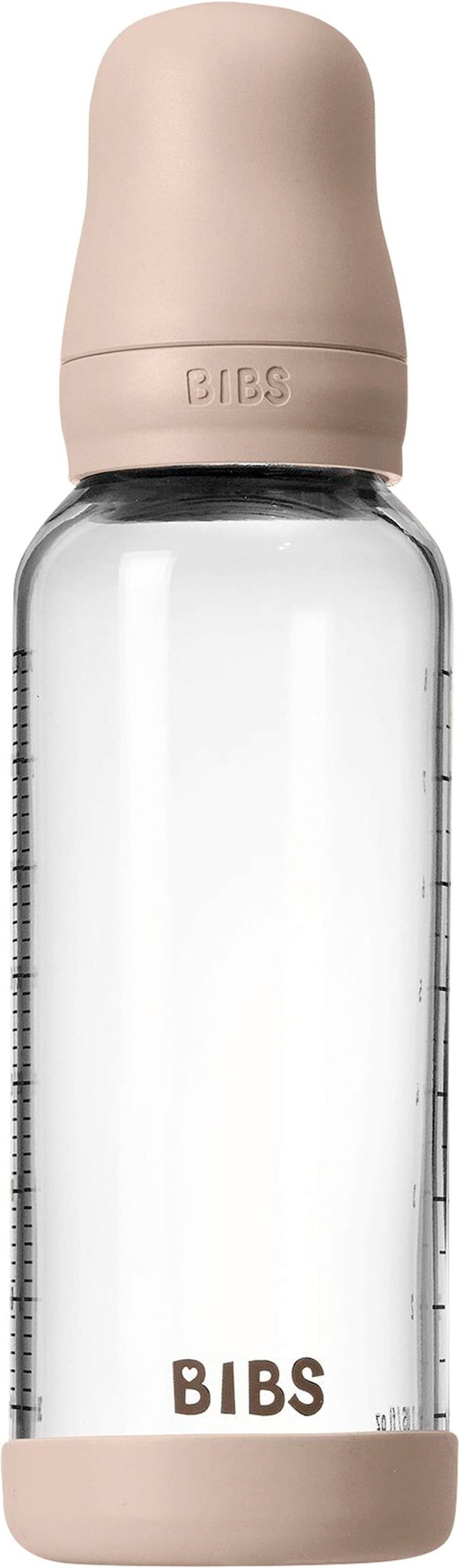 Bibs Babyflasche aus Glas, 240 ml, 2M+