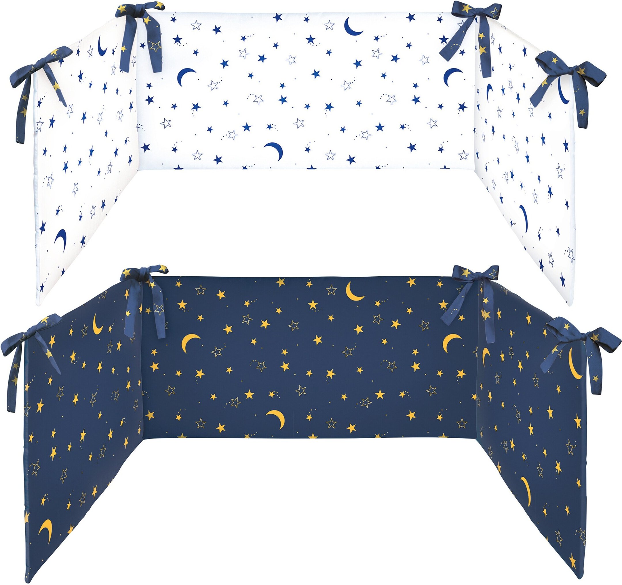 Bornino Home Nestchen Mond und Sterne 34x180 cm