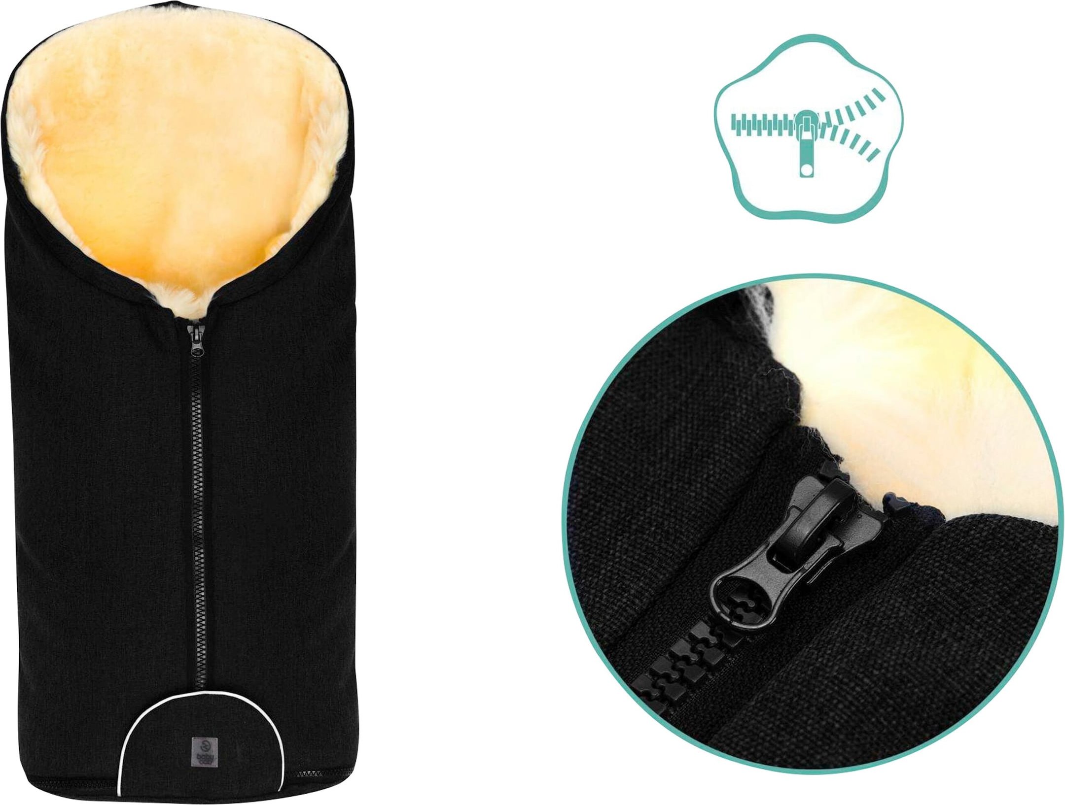 Fillikid Winterfußsack Pamir schwarz