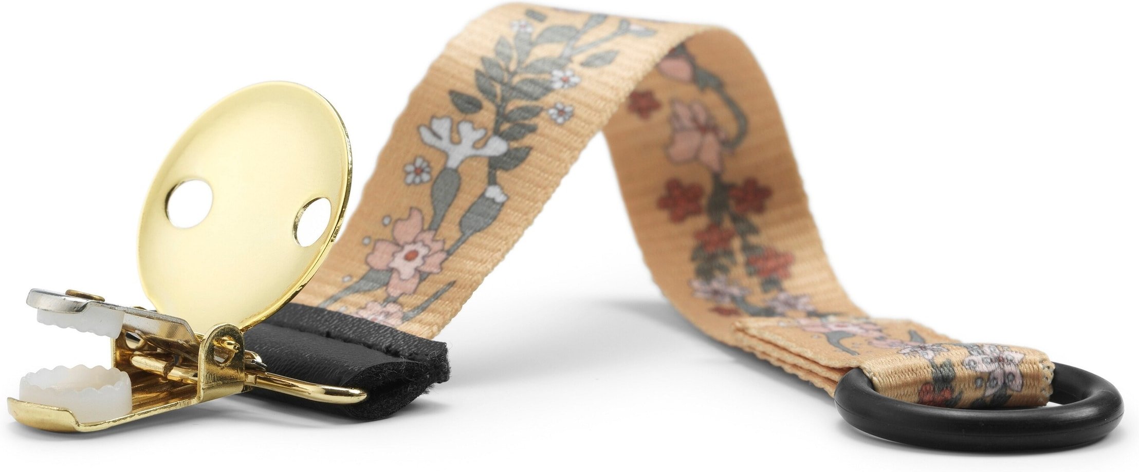 Elodie Schnullerkette - Golden Vintage Flower