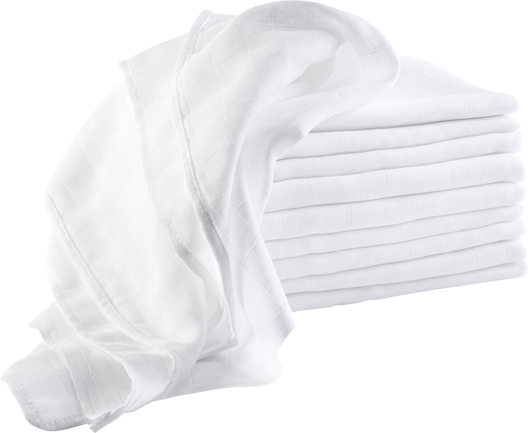 Bornino Lieblinge 10er-Pack Mullwindeln 80x80 cm