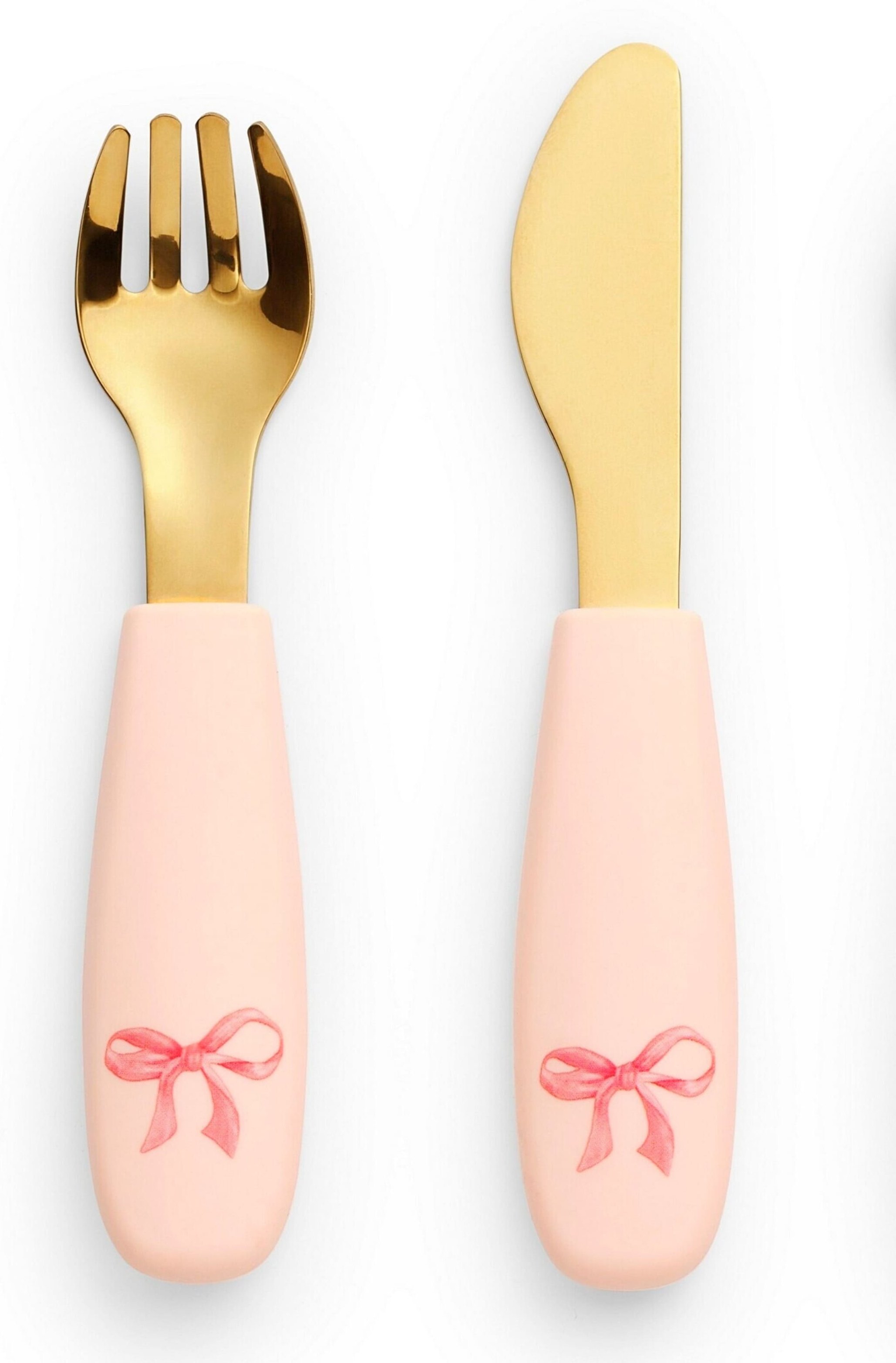 Elodie Teller und Besteck, 3 Teile - Rosy Bow