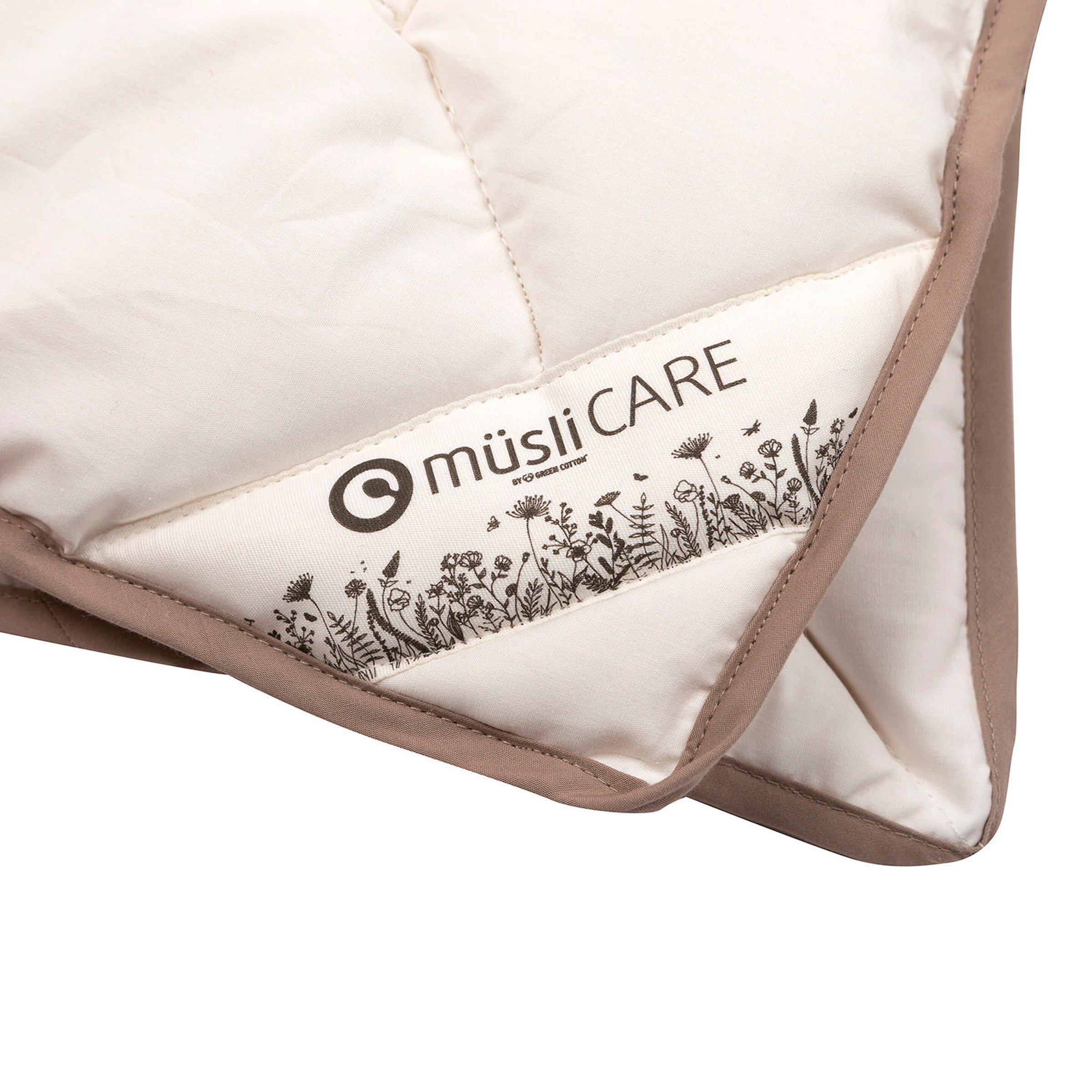 Müsli Kopfkissen aus Kapock