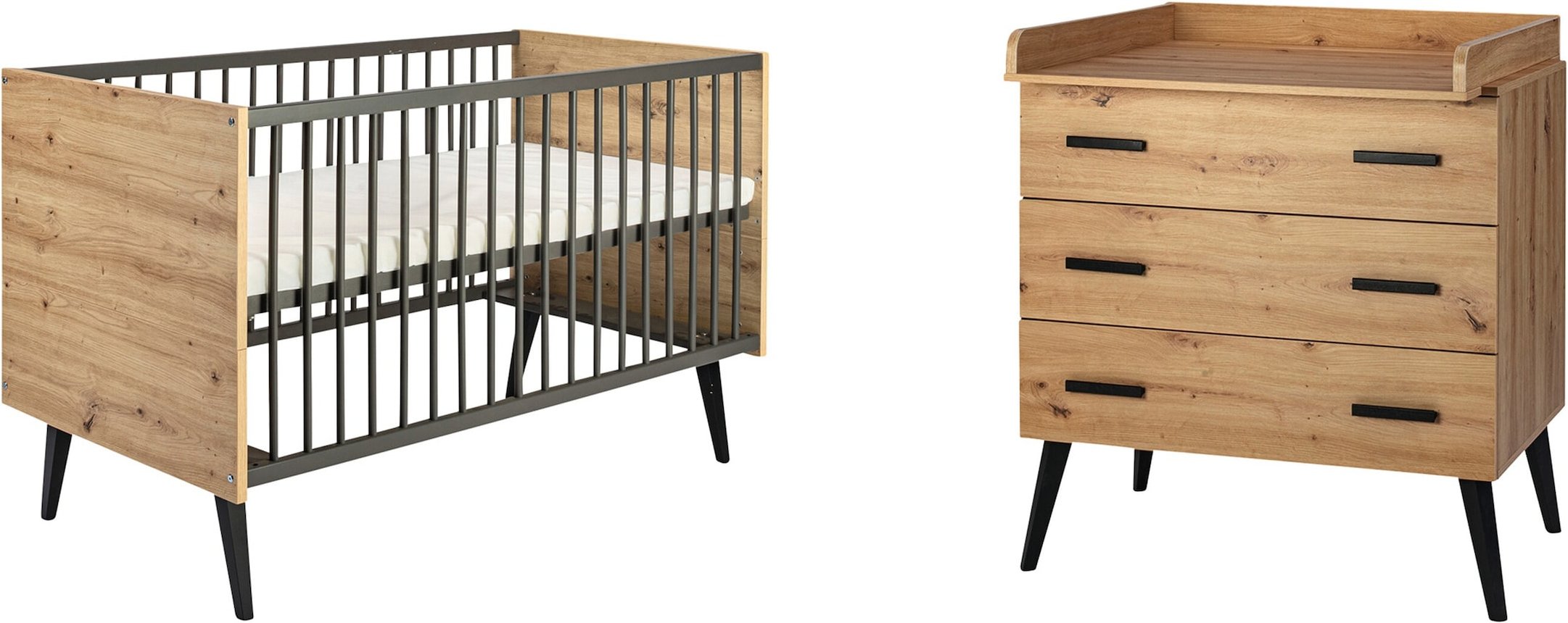 Schardt 2-tlg. Babyzimmer Morris Oak