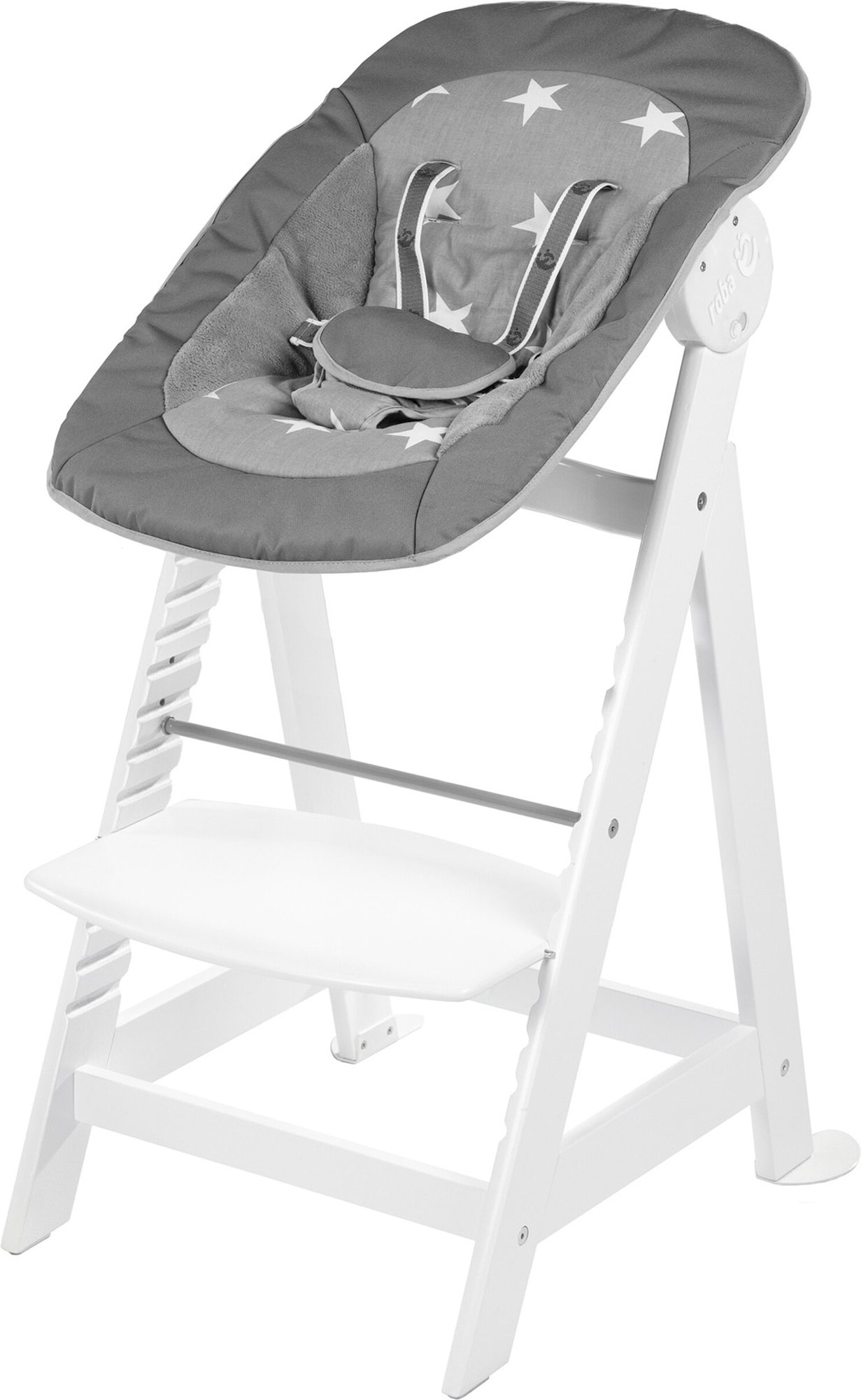 Roba Treppenhochstuhl, Set 2in1 Little Stars Born Up