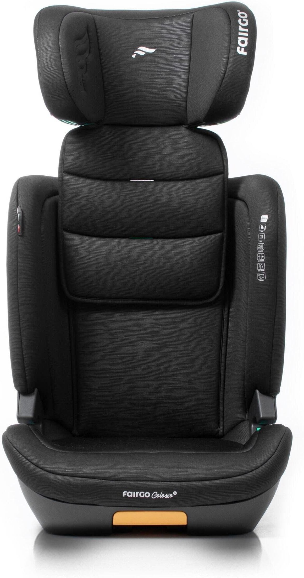 Fairgo Colosso i-Size Kindersitz 100-150 cm - Black Sand