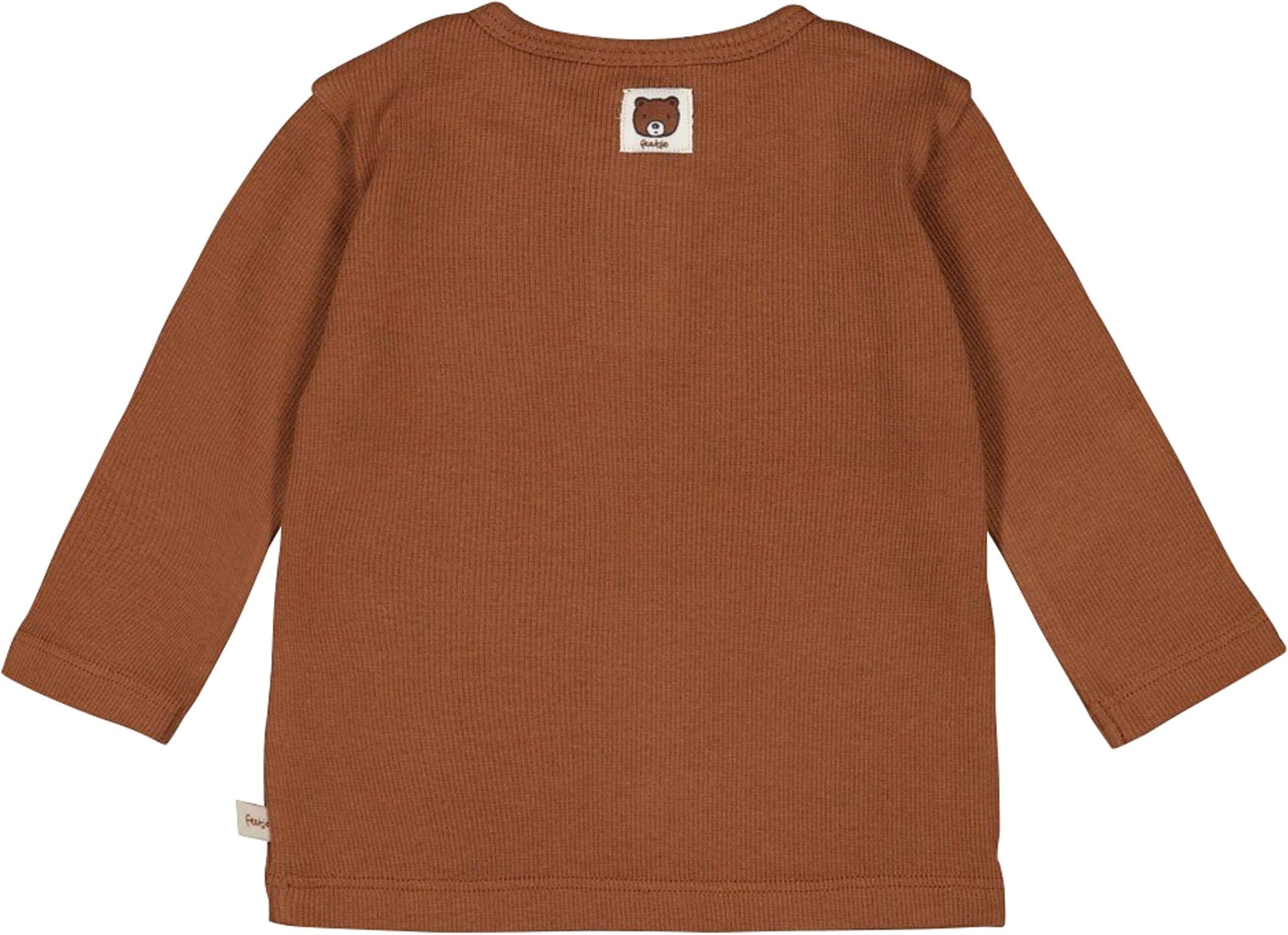 Feetje Henley-Shirt langarm Bär Rippqualität