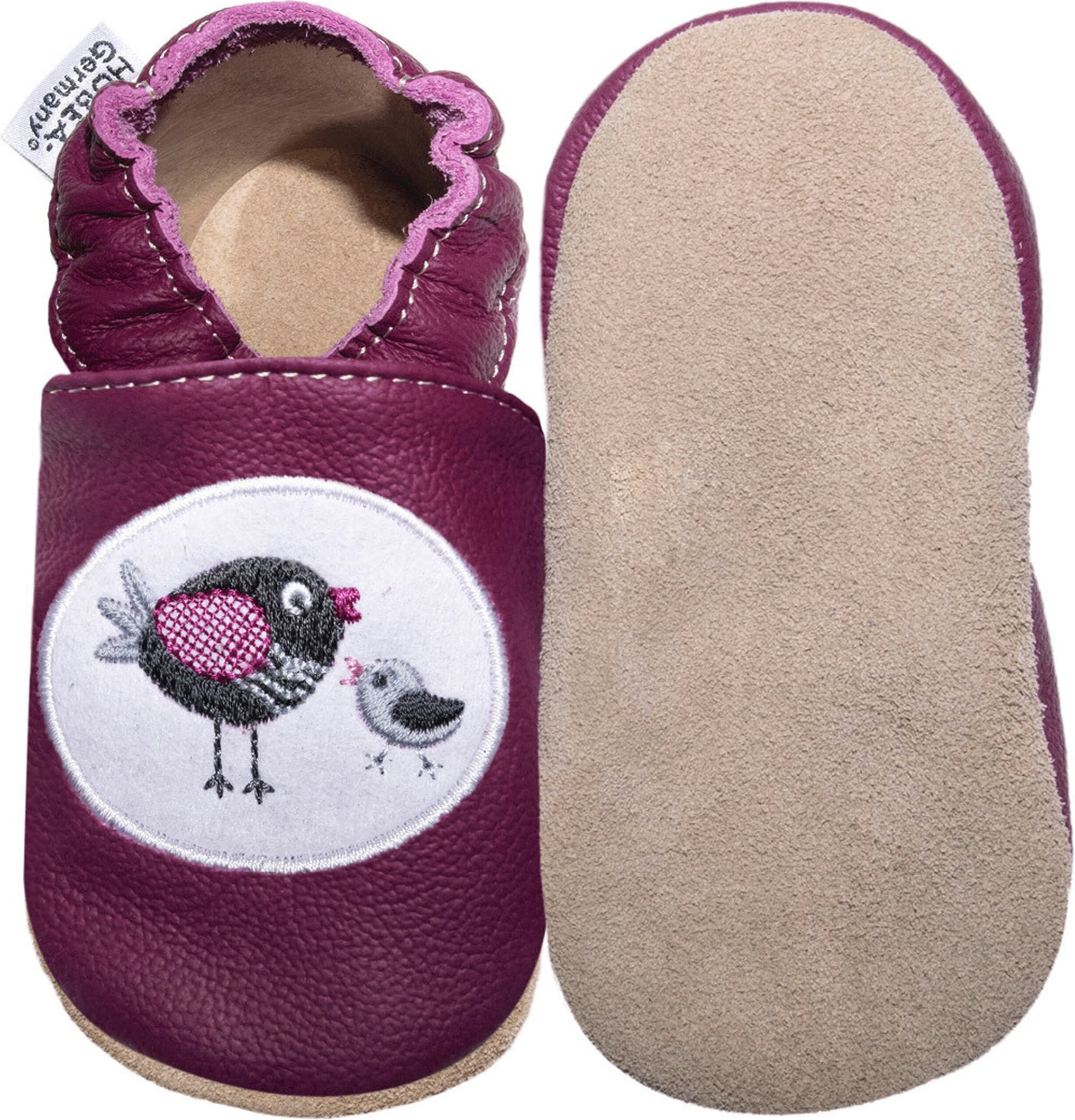 Hobea-Germany Krabbelschuhe Vogelfamilie