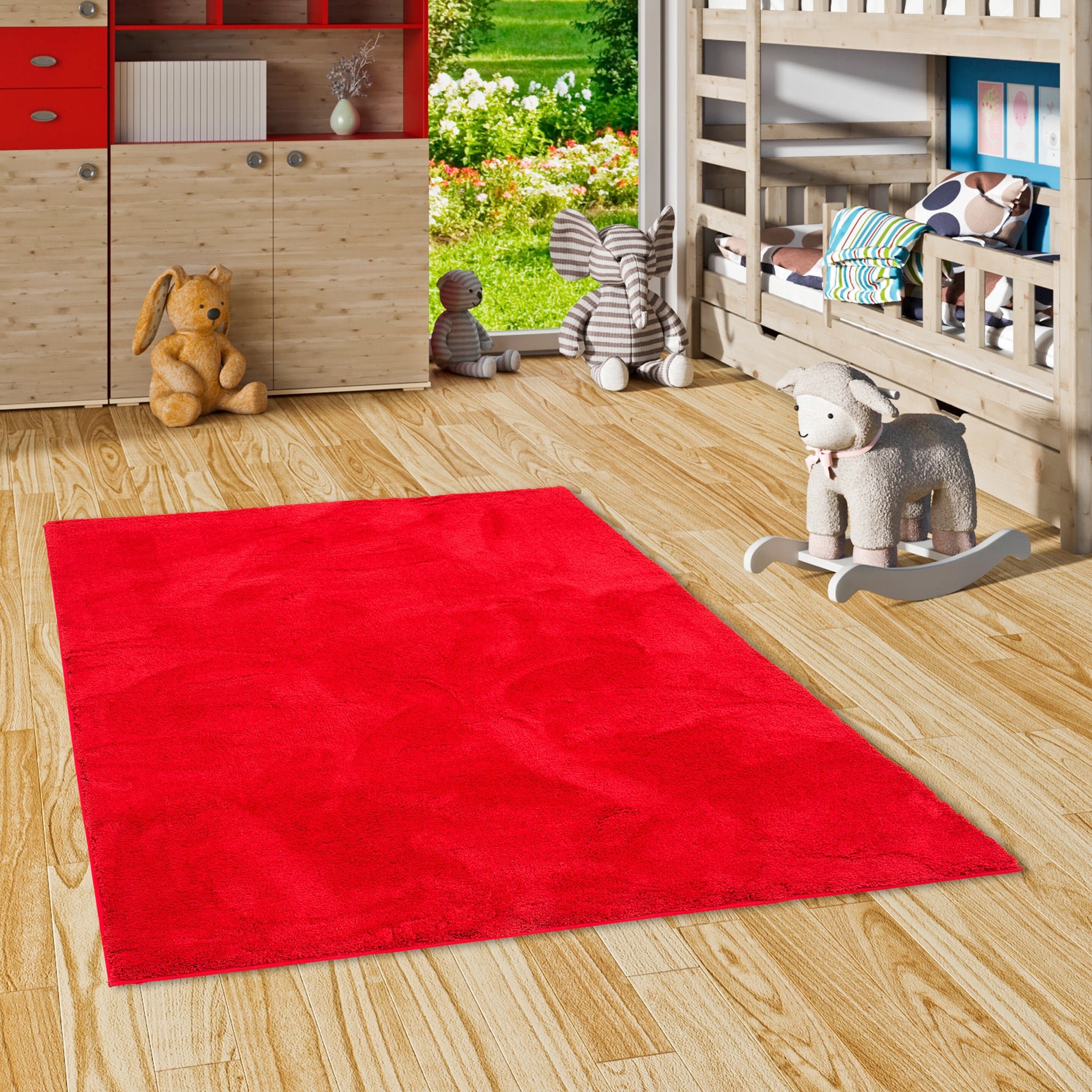 Pergamon Kinderteppich Super Soft Hochflor Silky Kids