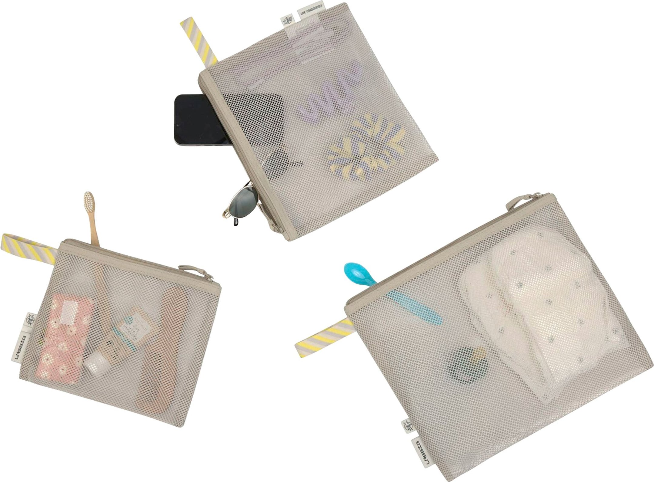 Lässig 3-tlg. Mesh-Beutelset