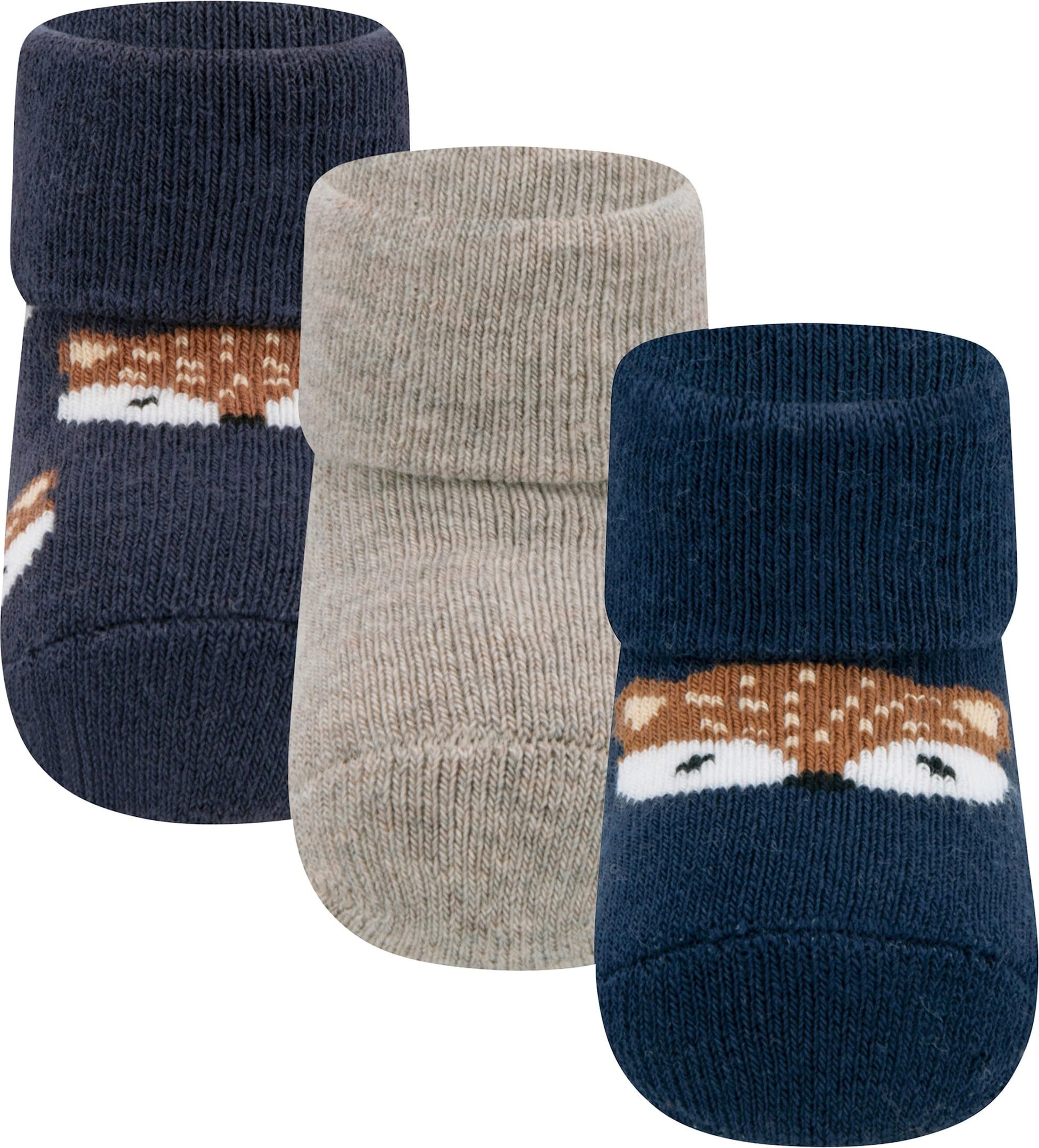 Ewers 3er-Pack Erstlingssocken Fuchs