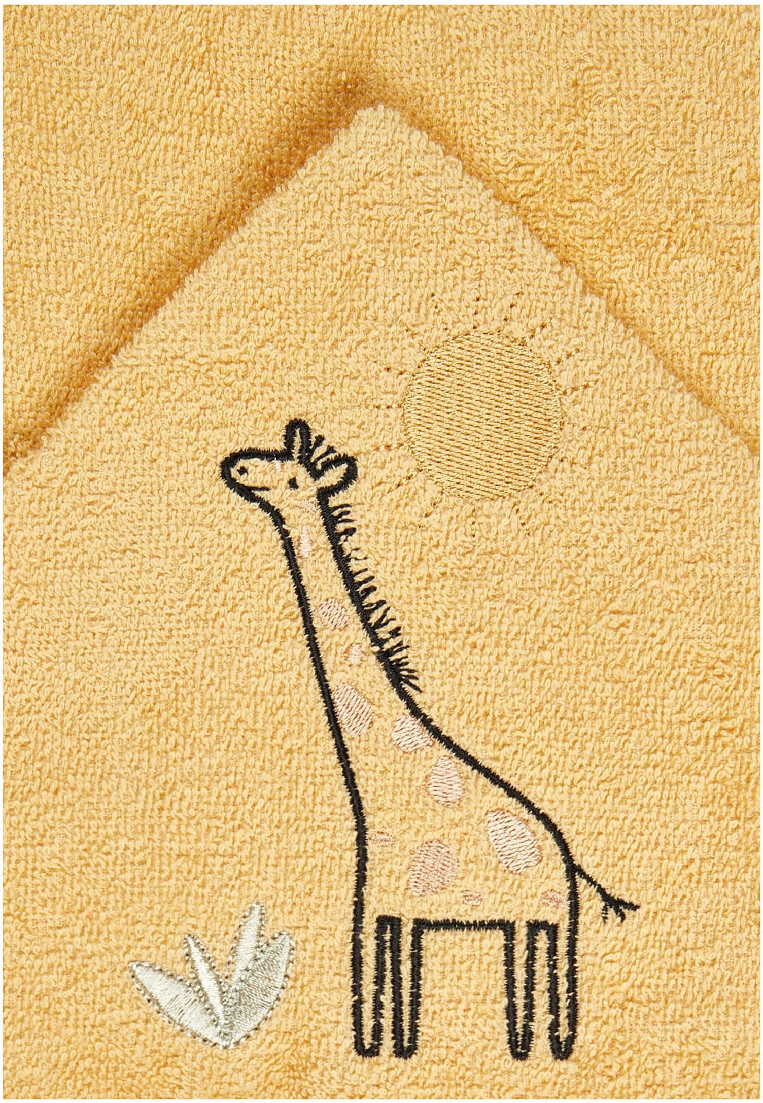 Sterntaler Kapuzenbadetuch 100x70 cm gelb